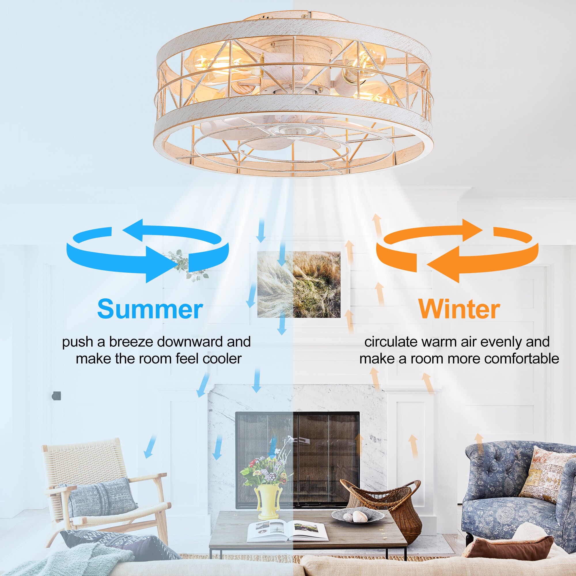 Breezary 35002-WG Ceiling-Fans - View #5