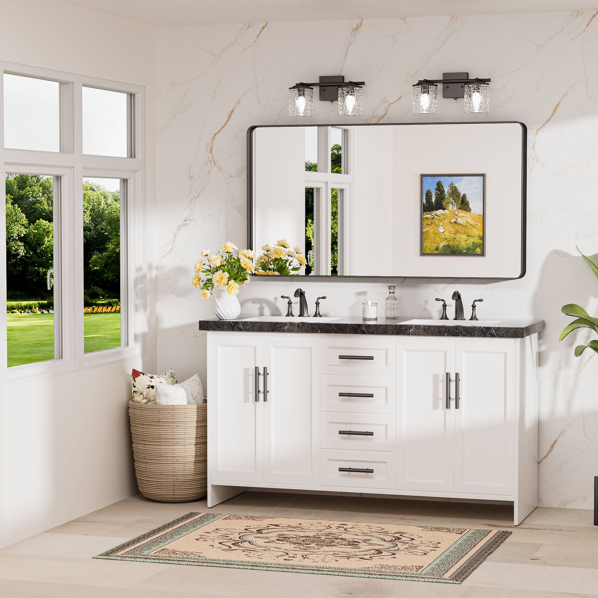 Keonjinn LW-JSKYJ2-13875BK Decor-Mirrors - View #2