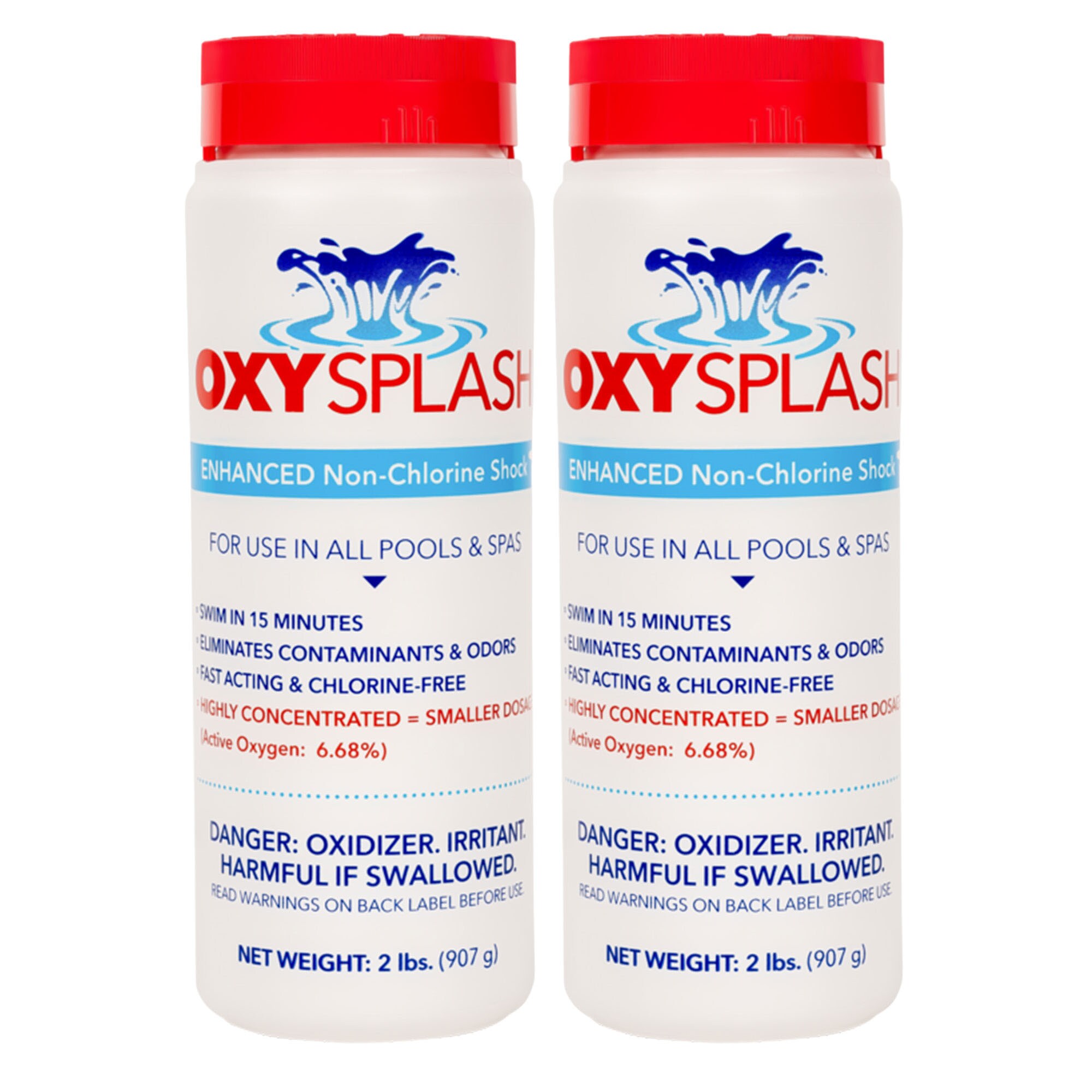 API 302874  OXSP2 Oxy Splash Swimming Pool Water Treatment Blend, 2 Pounds (2 Pack)