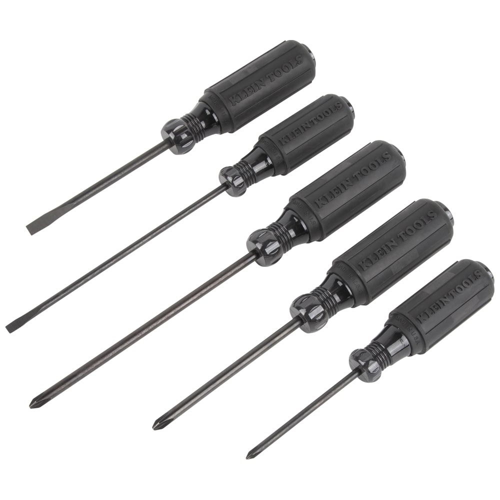 Klein Tools 85805BLK Blackout Screwdriver Set, 5-Piece