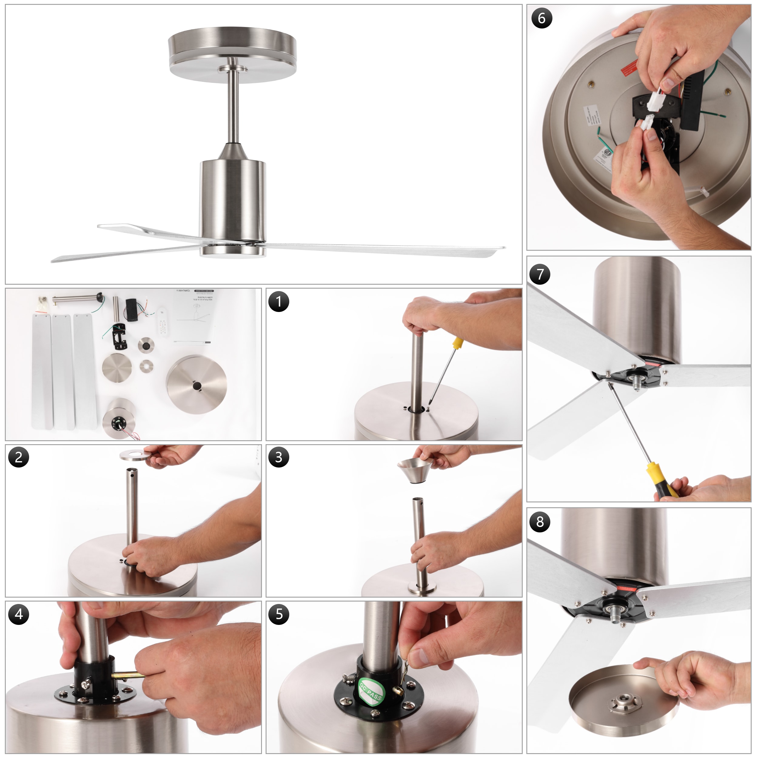 JONATHAN  Y JYL9722B Ceiling-Fans - View #9