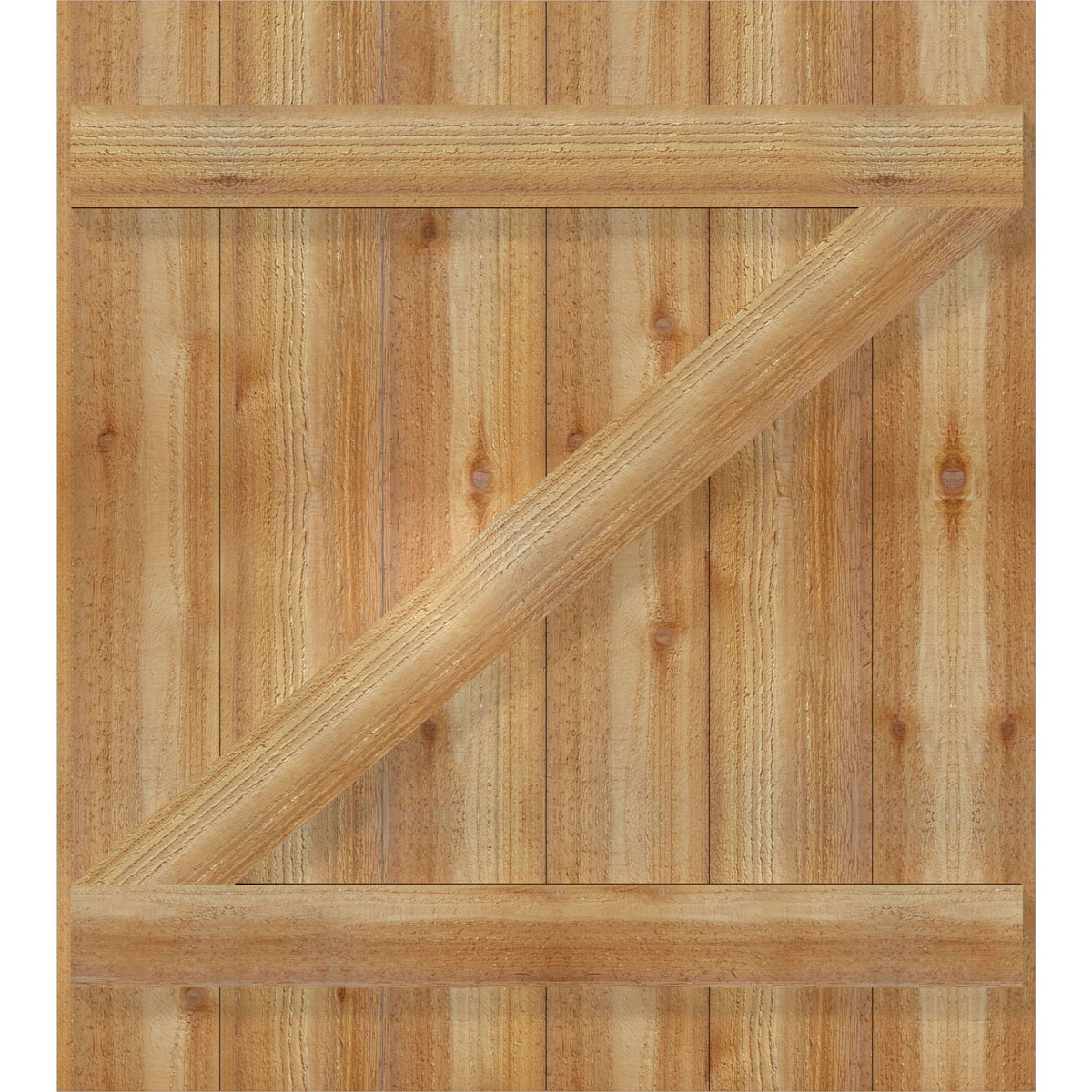 Ekena Millwork RBJ06Z32X036RWR Exterior-Shutters - View #5