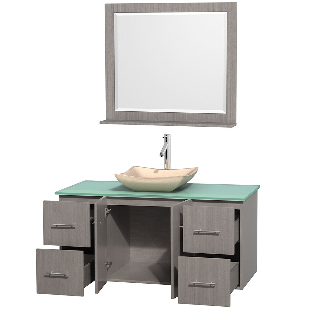 Wyndham Collection WCVW00948SGOGGGS2M36 Bath-Vanity-Combo - View #2