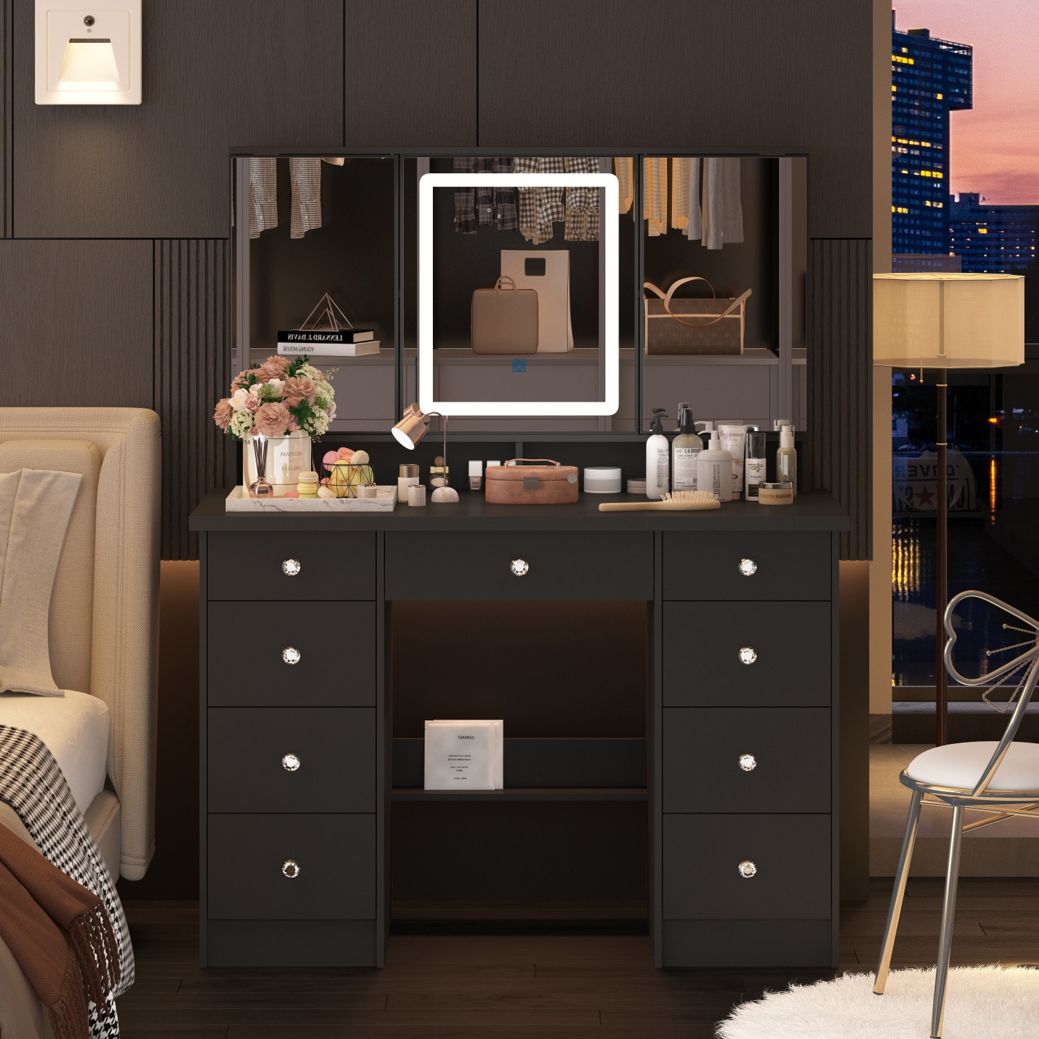 FUFU&GAGA KF210213-05 Bedroom-Vanities - View #3