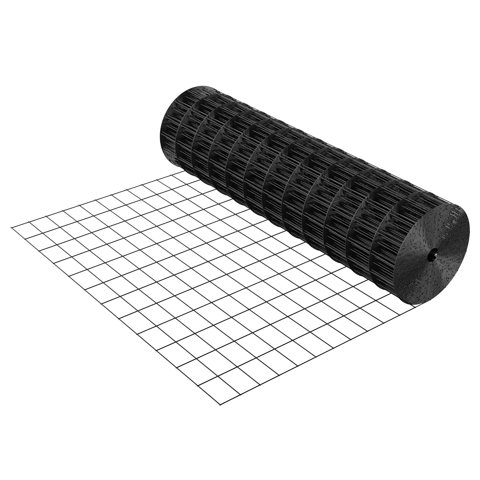 GIVIMO 36 in H x 25 ft L Hardware Cloth 2 in x 3 in Mesh 16 ga Galvanized Steel Wire Mesh Roll Vinyl Coated Welded Garden Fence for Chicken Coop Rabbit Cage Snake Barrier