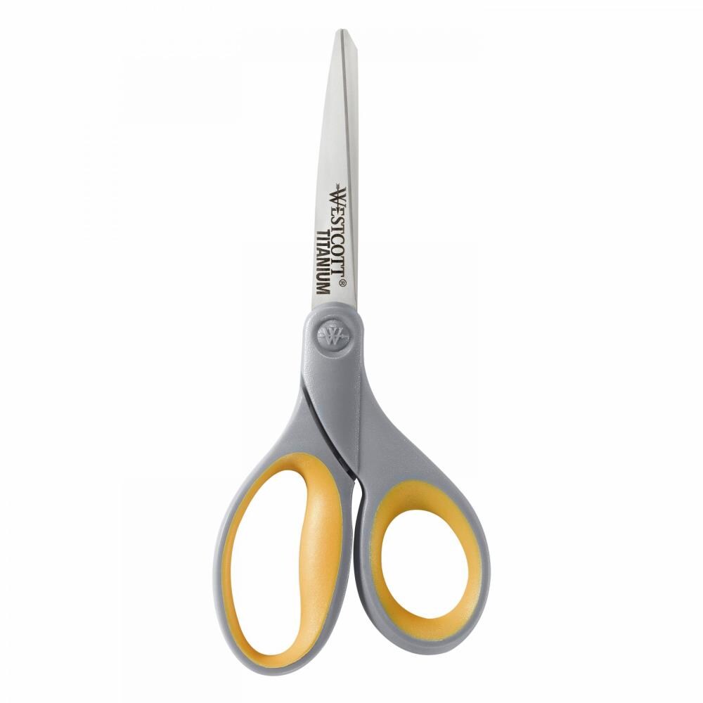 Everyday Titanium Scissors, SoftGrip Handles, 8 In.