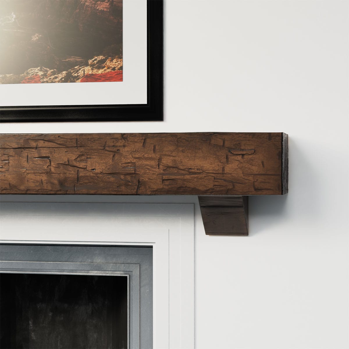 Ekena Millwork MANUHH04X04X72ASZD Mantel-Shelves - View #12