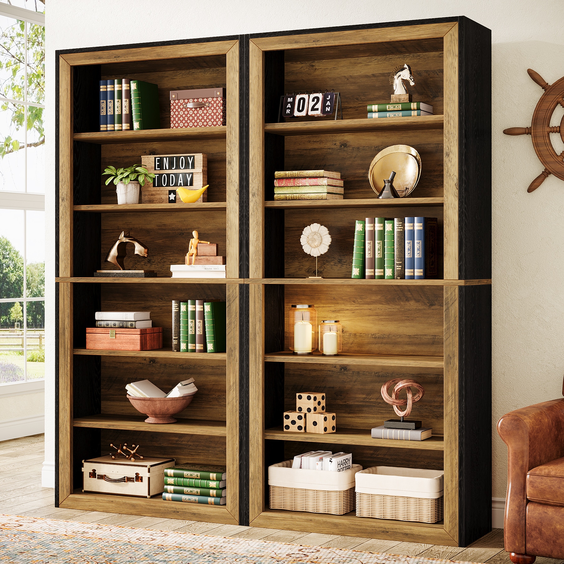 Tribesigns HOGA-JW0501 bookcases - View #4