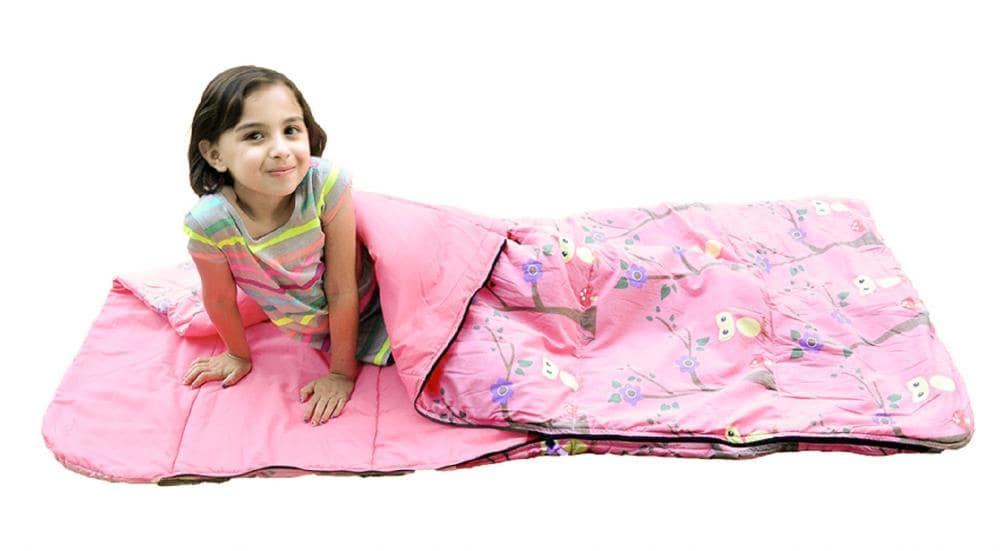 Bazoongi Kids Pink Owl Slumber Bag in the Sleeping Bags & Pads department  at