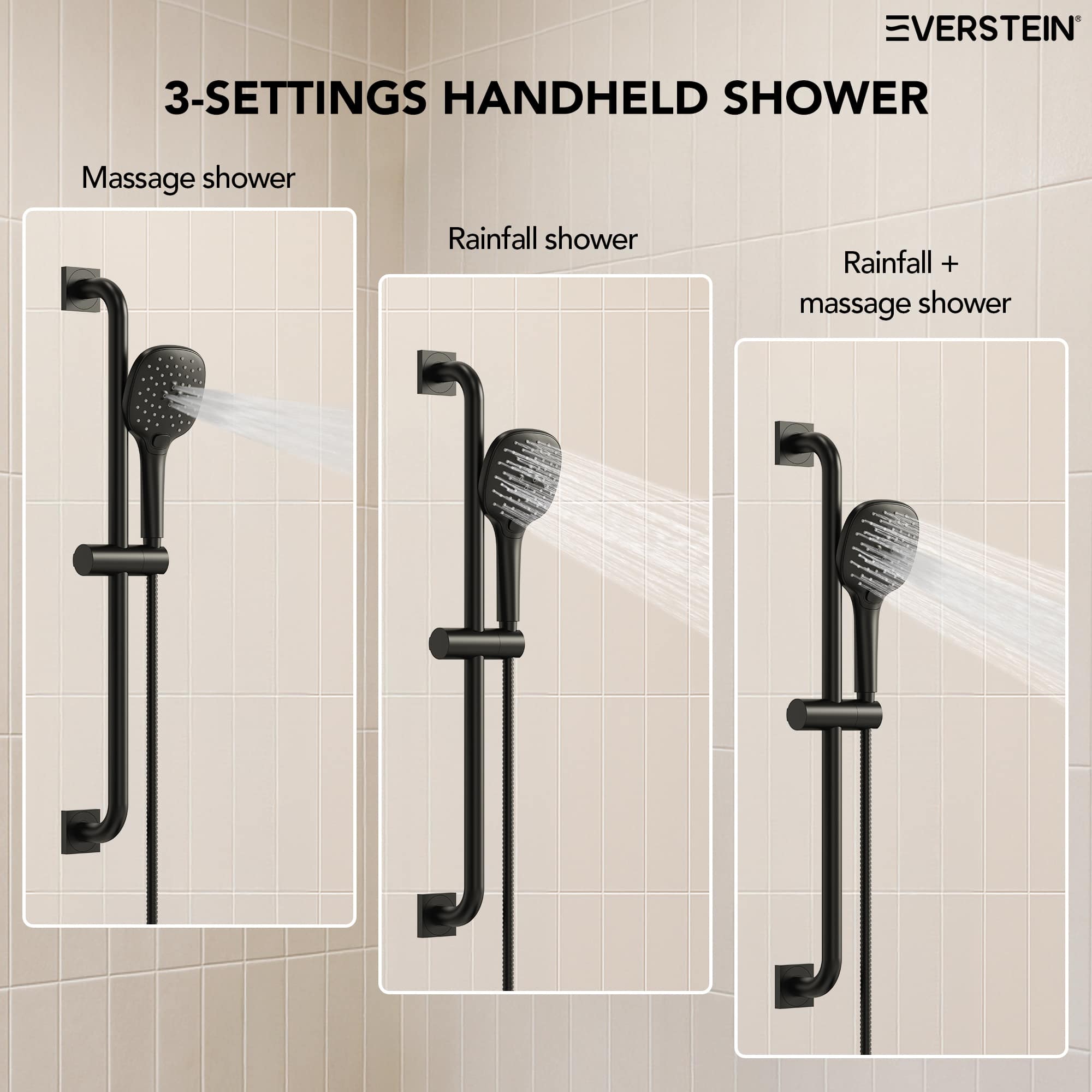 EVERSTEIN SFS-1153-BK Tub-Shower-Faucets - View #6