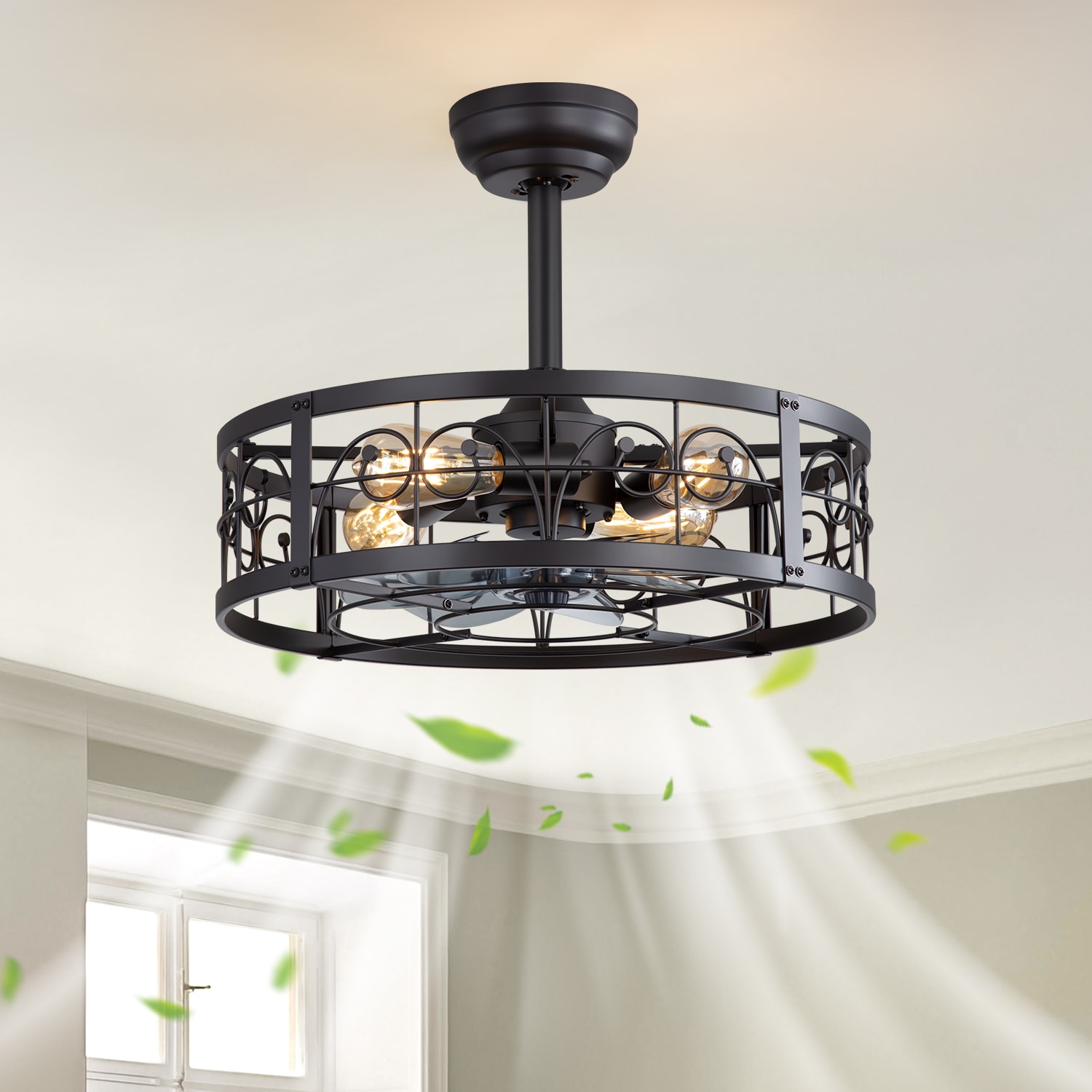 Breezary 35068-BK Ceiling-Fans - View #9