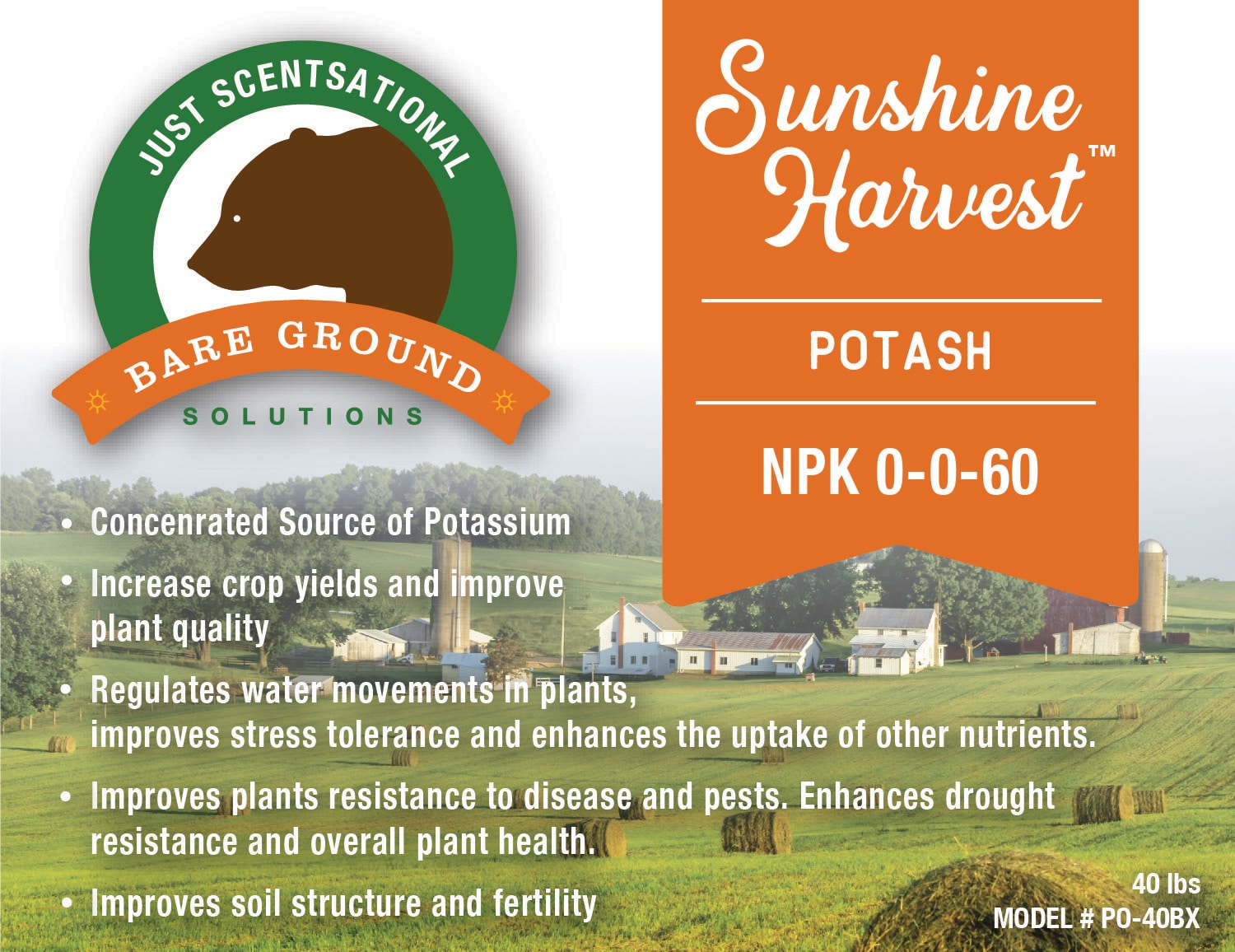 Just Scentsational PO-40BX Lawn-Fertilizer - View #2