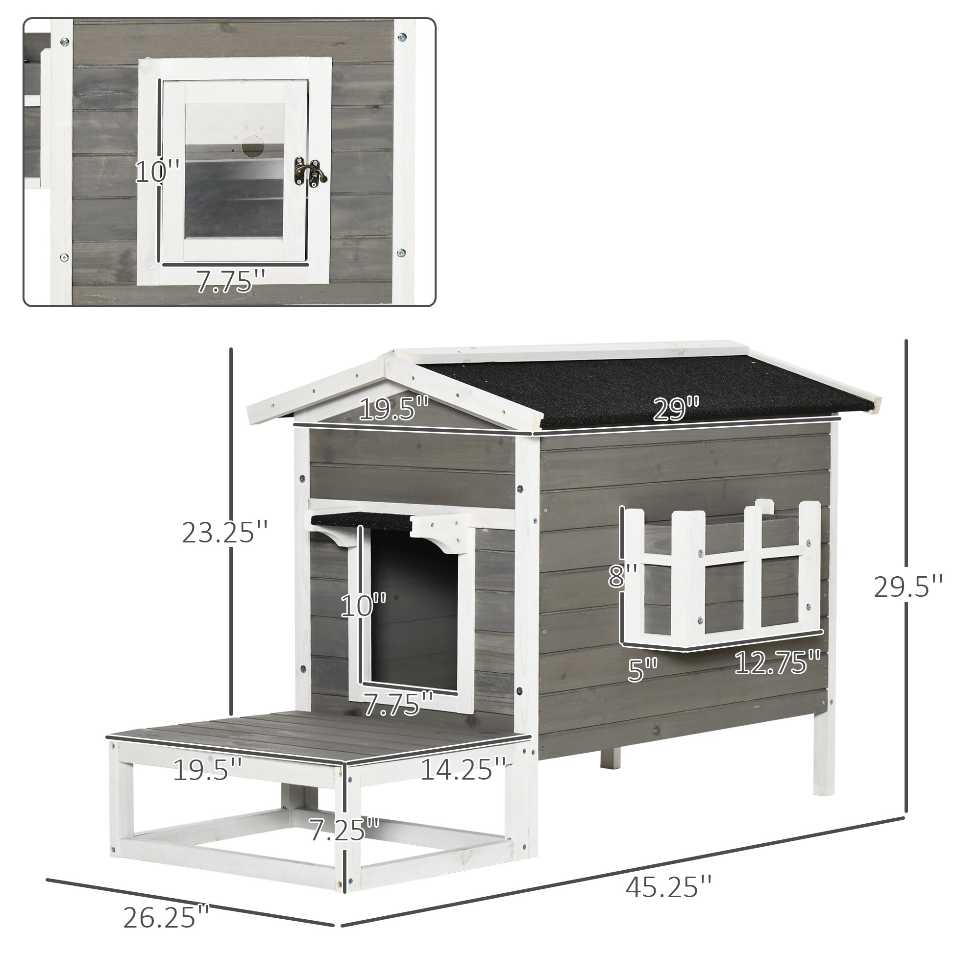 LOVMOR SF-M-W2225P173762 Dog-Houses - View #3