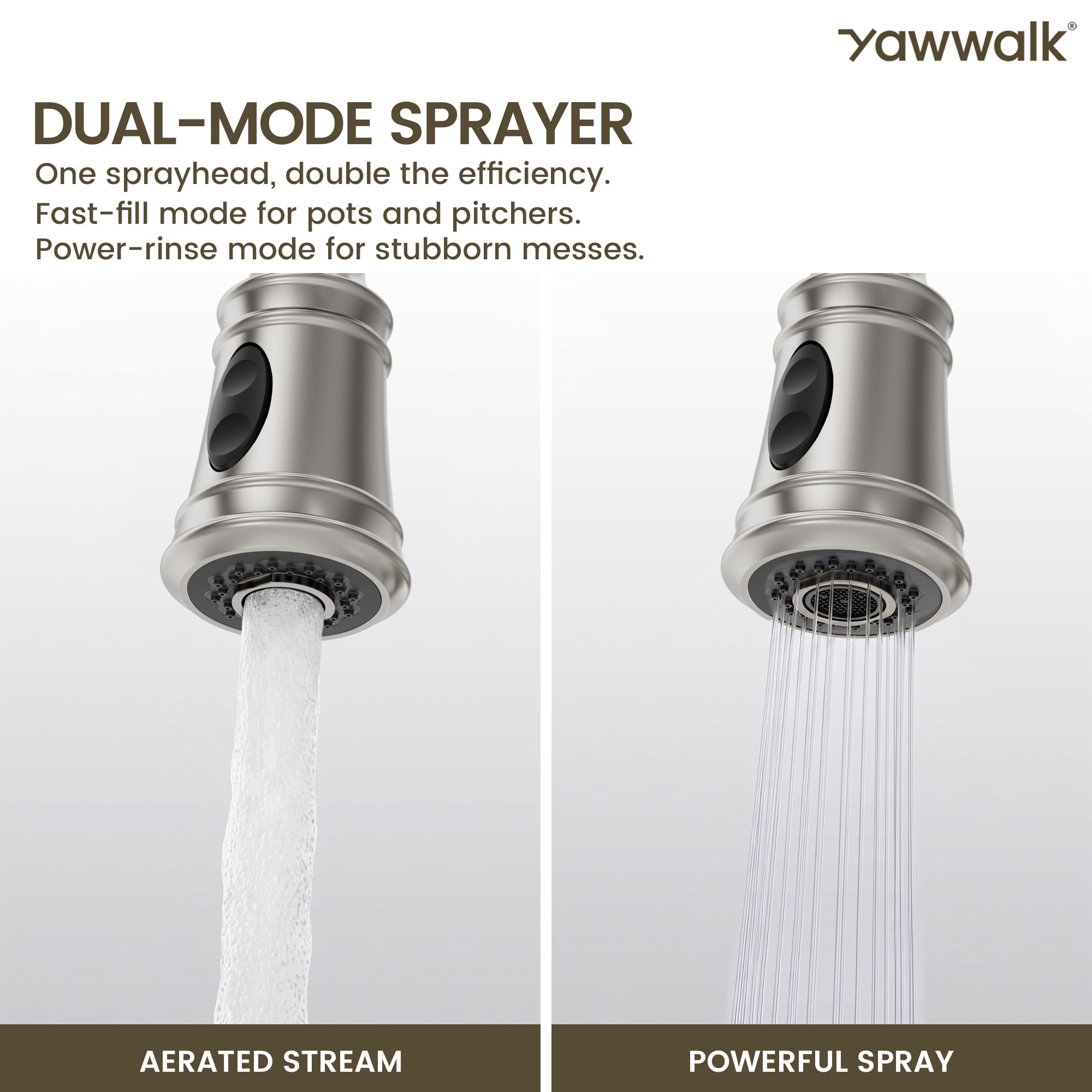 YAWWALK Y13W45K-BS Kitchen-Faucets - View #4