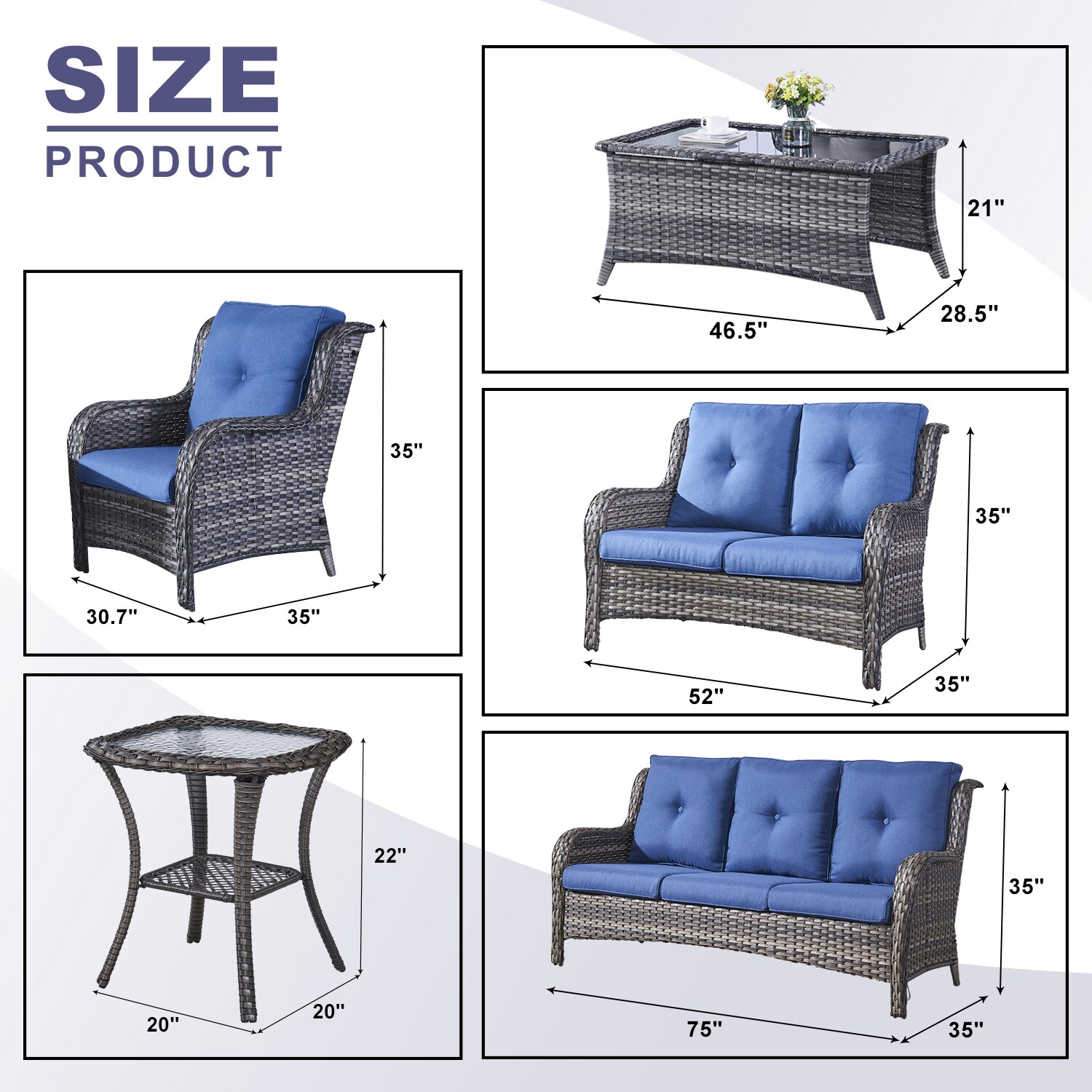 Rilyson FS1539017019026X2-1 Patio-Conversation-Sets - View #4