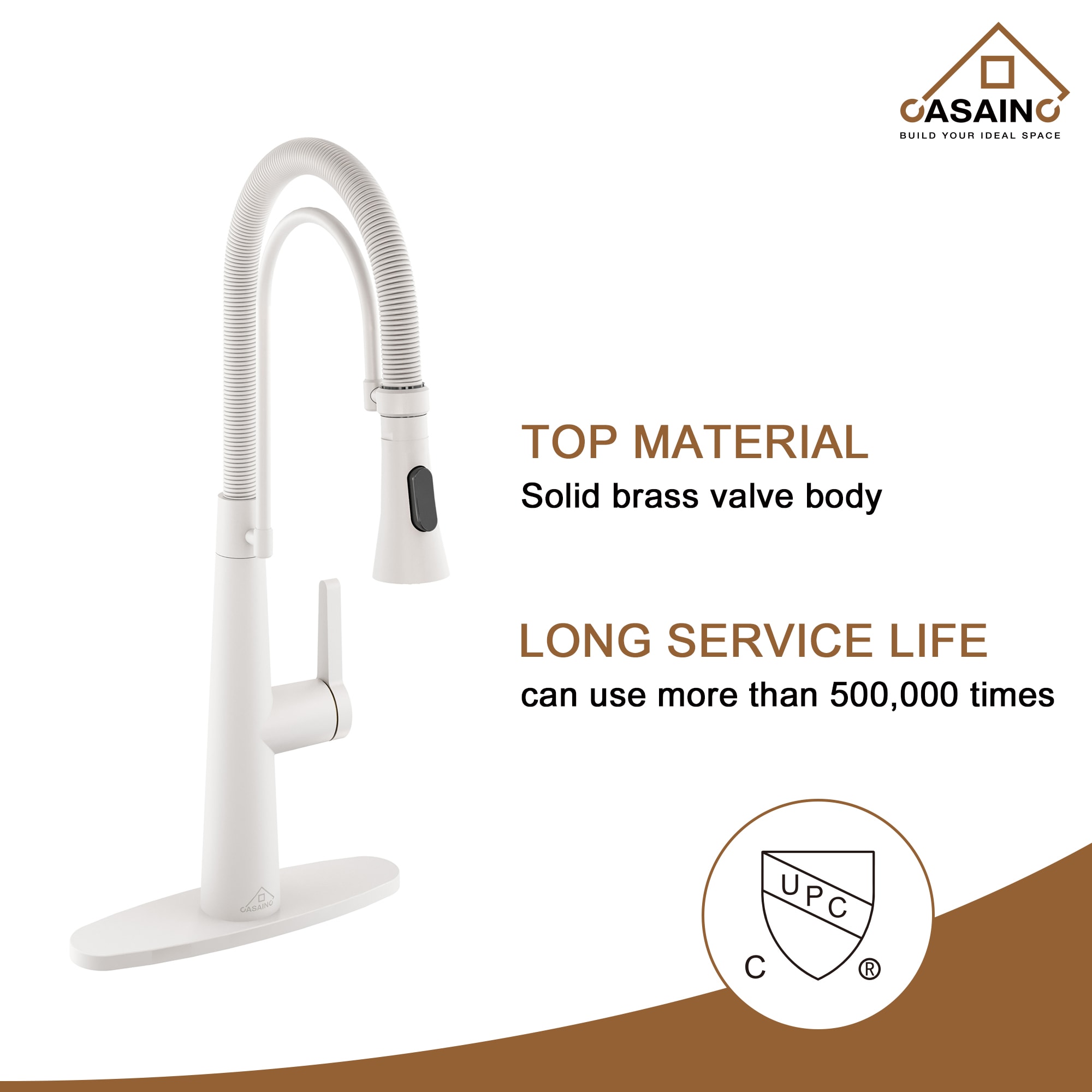 CASAINC CA-D0462-MW Kitchen-Faucets - View #5