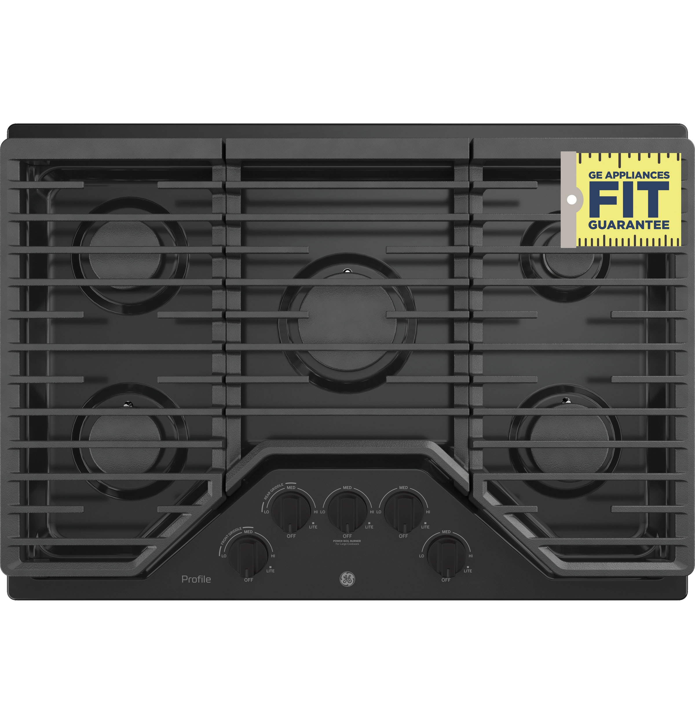 gas stove top black