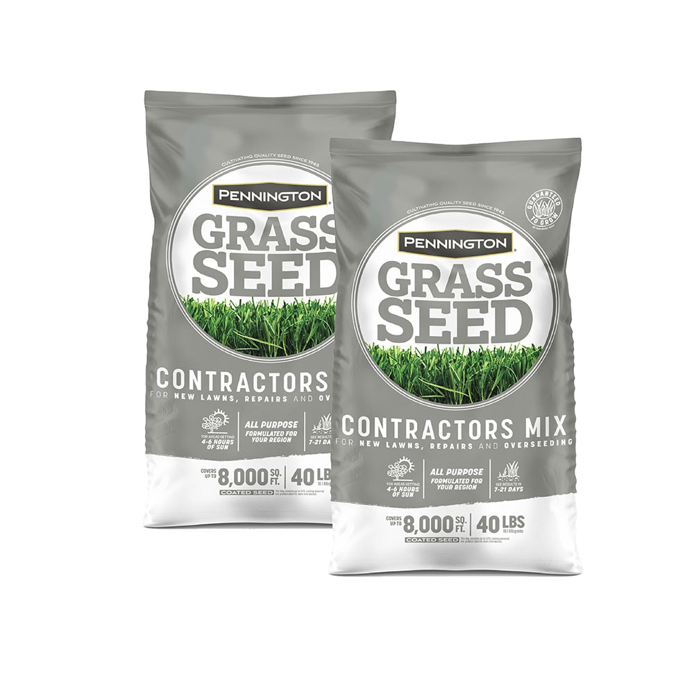 Pennington Contractor's Mix Central 80-lb Mixture/Blend Grass Seed 