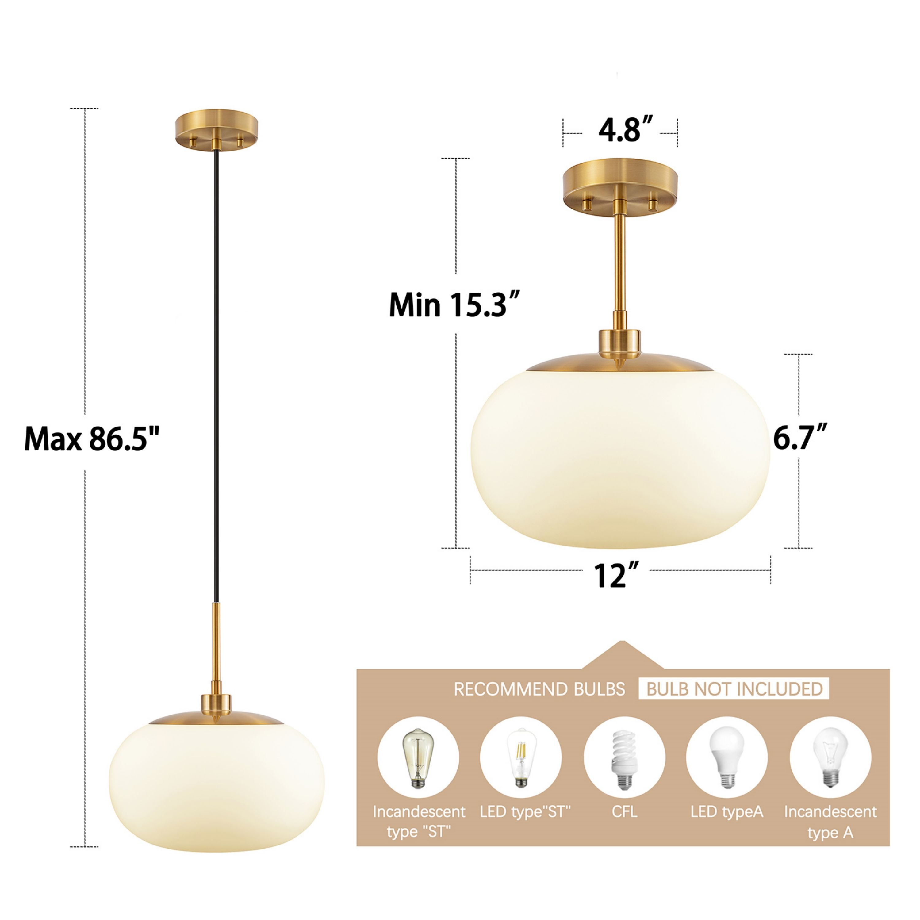KAWOTI 21148 Pendant-Lights - View #8