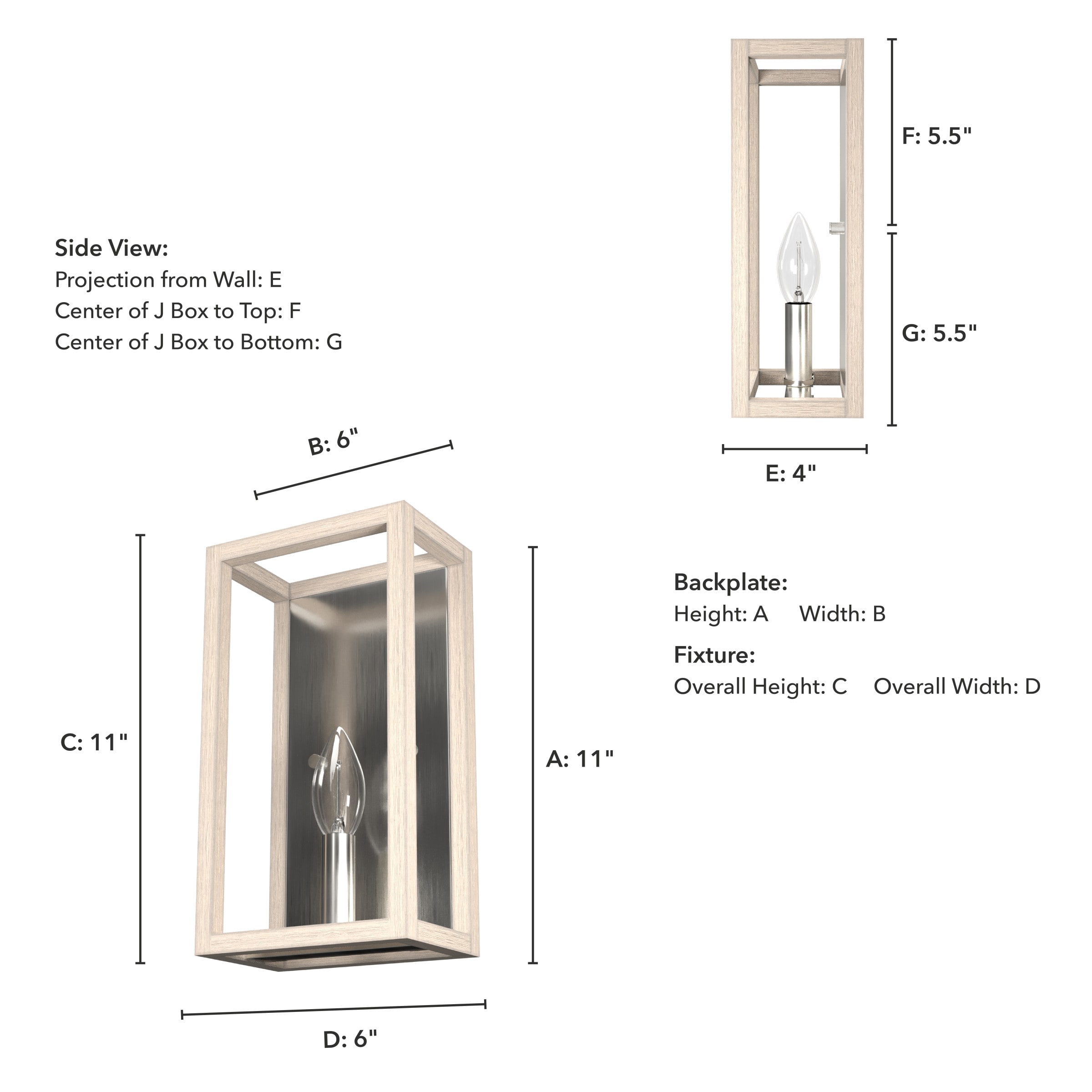 Elegant Brushed Nickel Dimmable Wall Sconce, Direct & Plug-In Electric