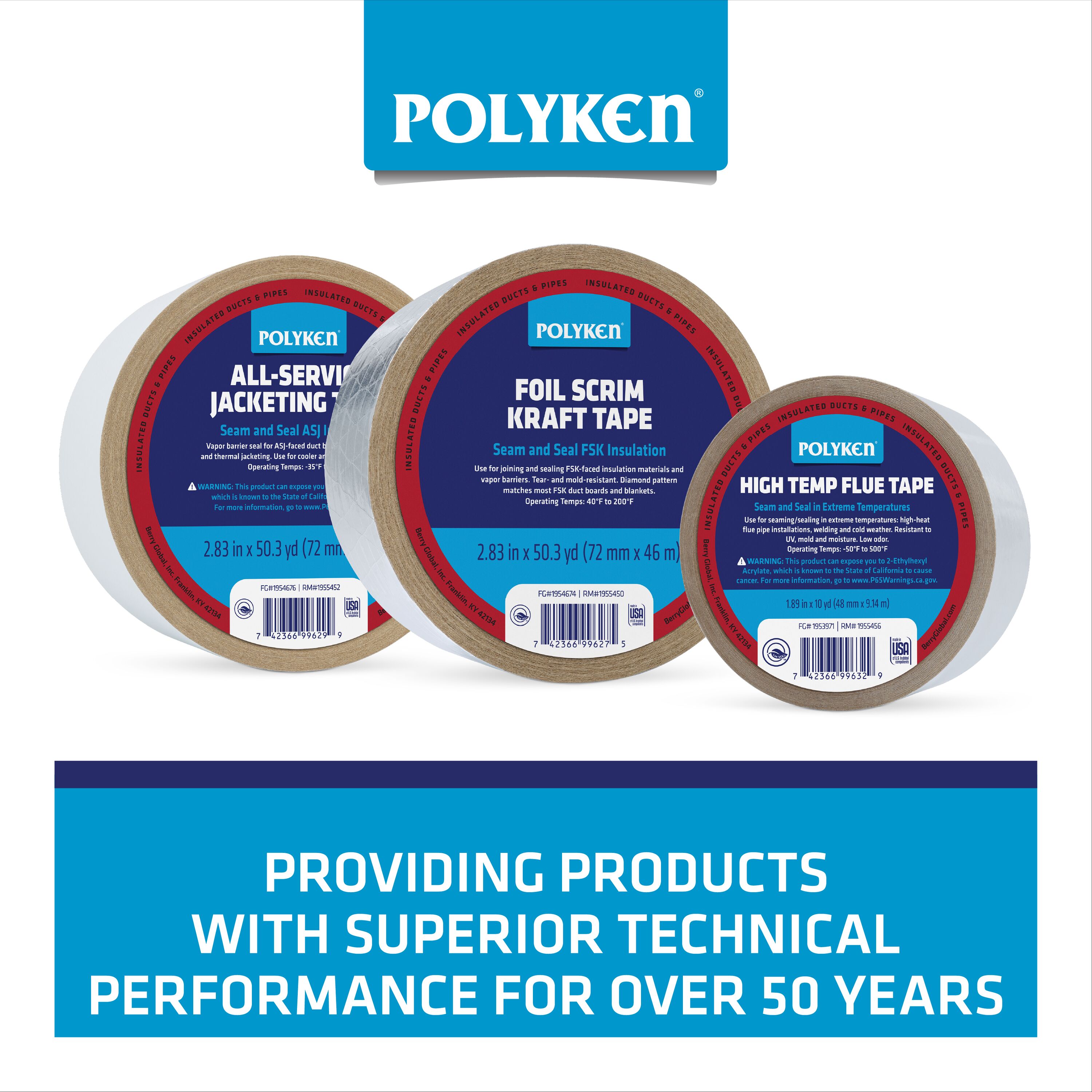POLYKEN 1953971 Hvac-Tape - View #10