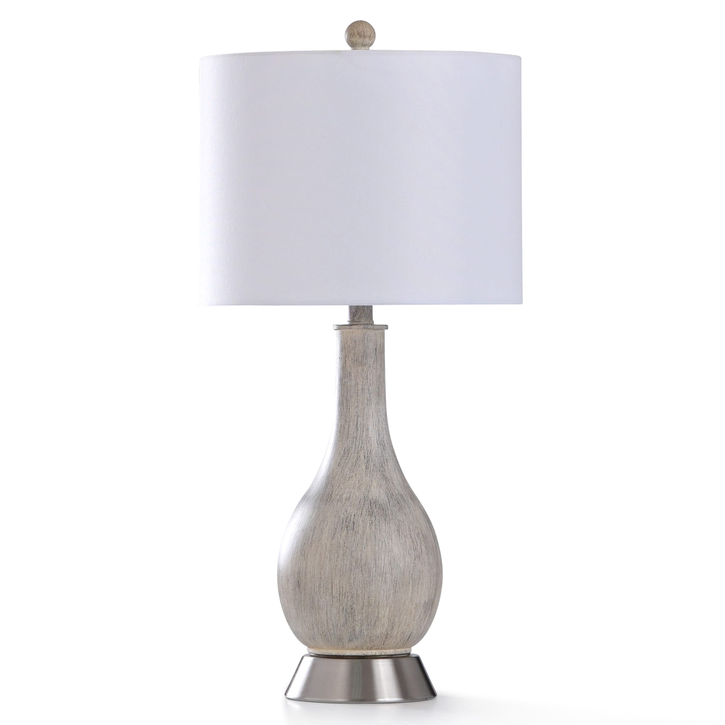 StyleCraft Home Collection L330161DS 28-in 3-way Table Lamp with Linen Shade