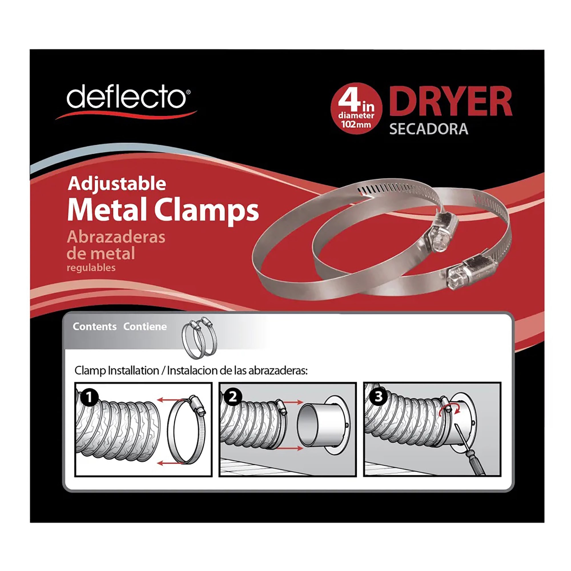 Deflecto DEFMCX4 Pipe-Support-Clamps - View #5