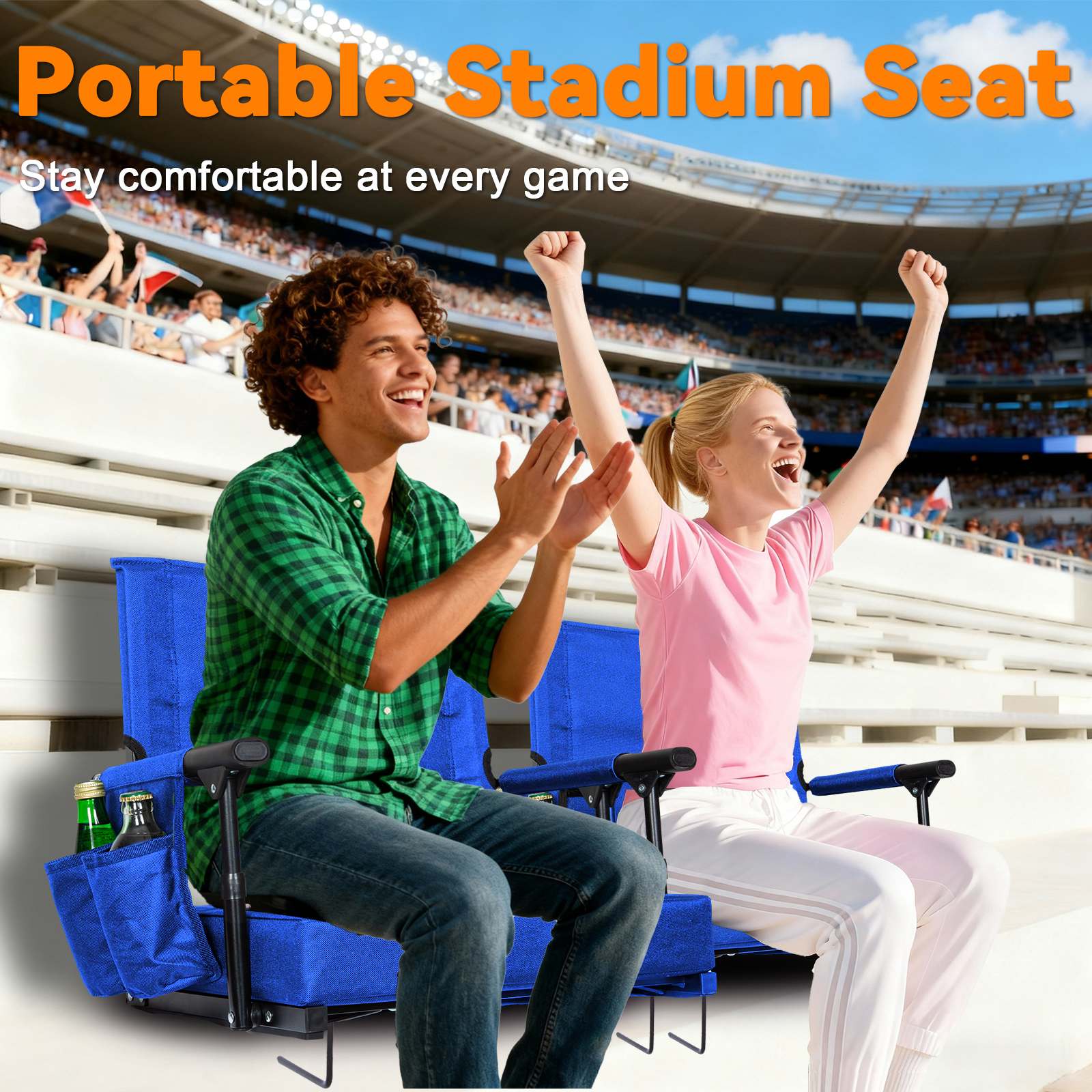 Sunspire OCS-1808-LOWES Bleacher-Cushions - View #5