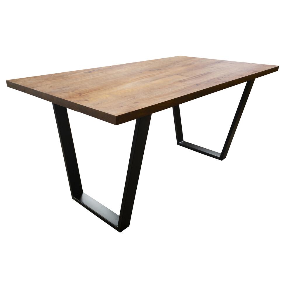 Acacia Wood 63 inch Dining Table