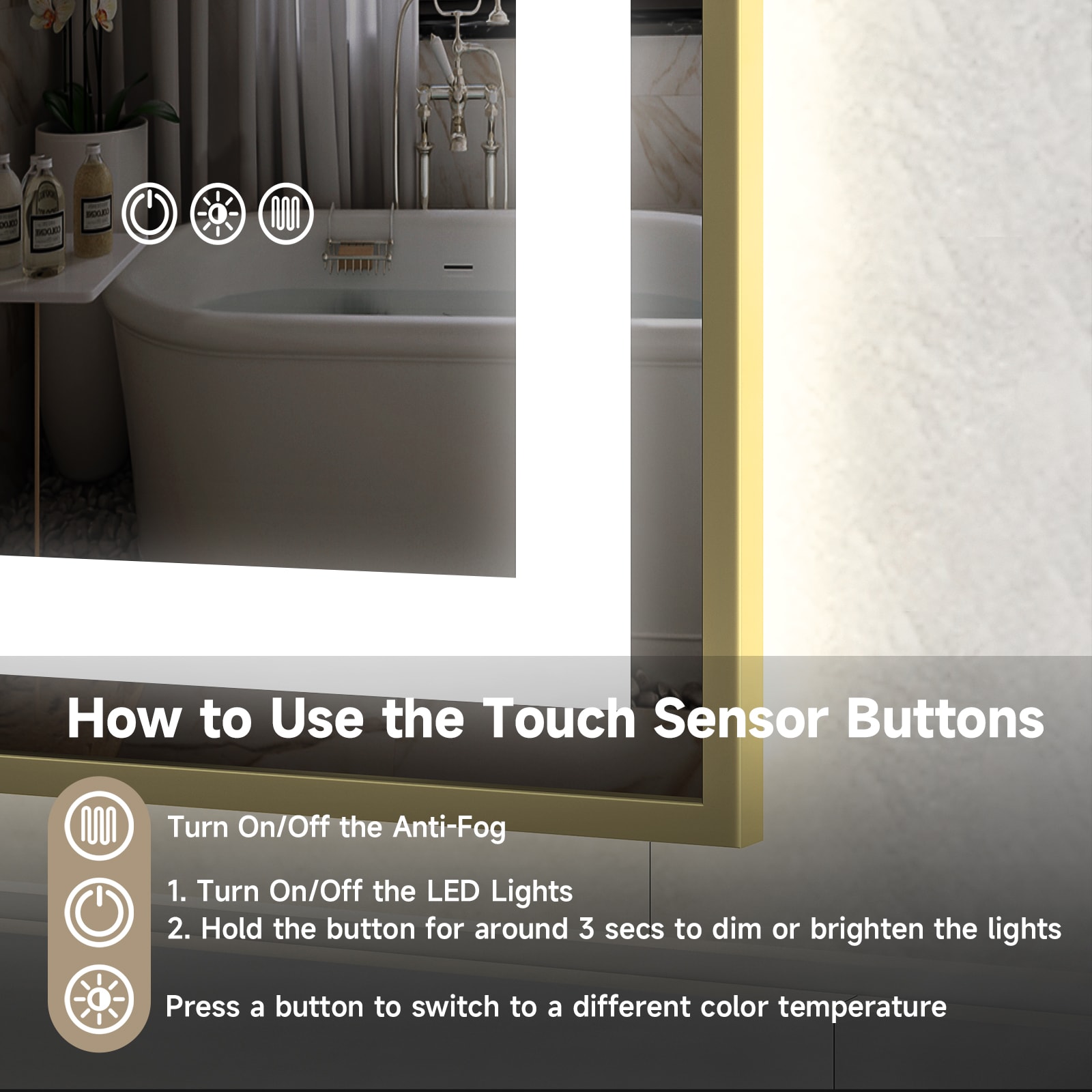 AAZJ JKF-MD04-2030SF1 Framed-Bath-Mirrors - View #4