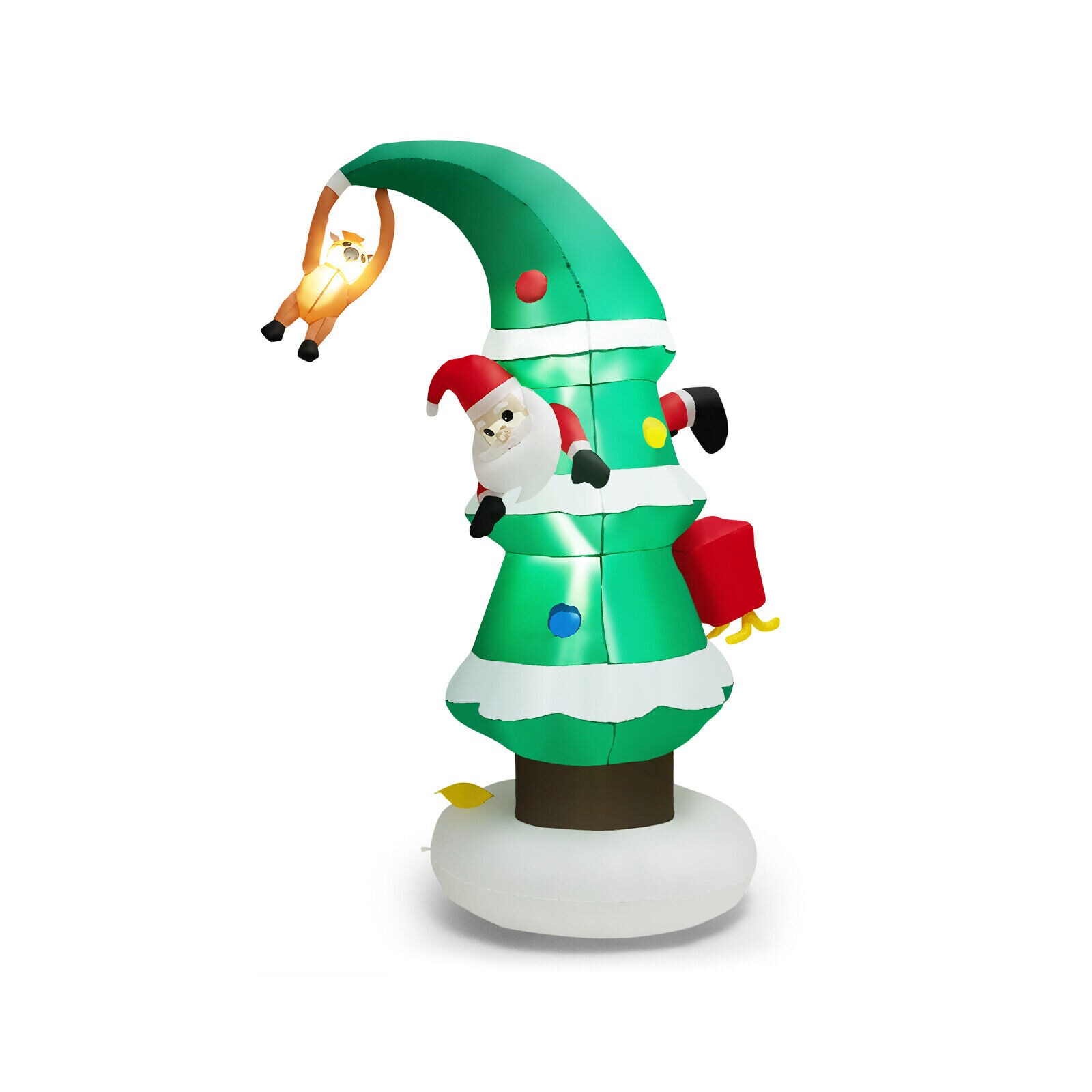 WELLFOR HYZ24097US 8-Feet Lighted Christmas tree(s) Christmas Inflatable