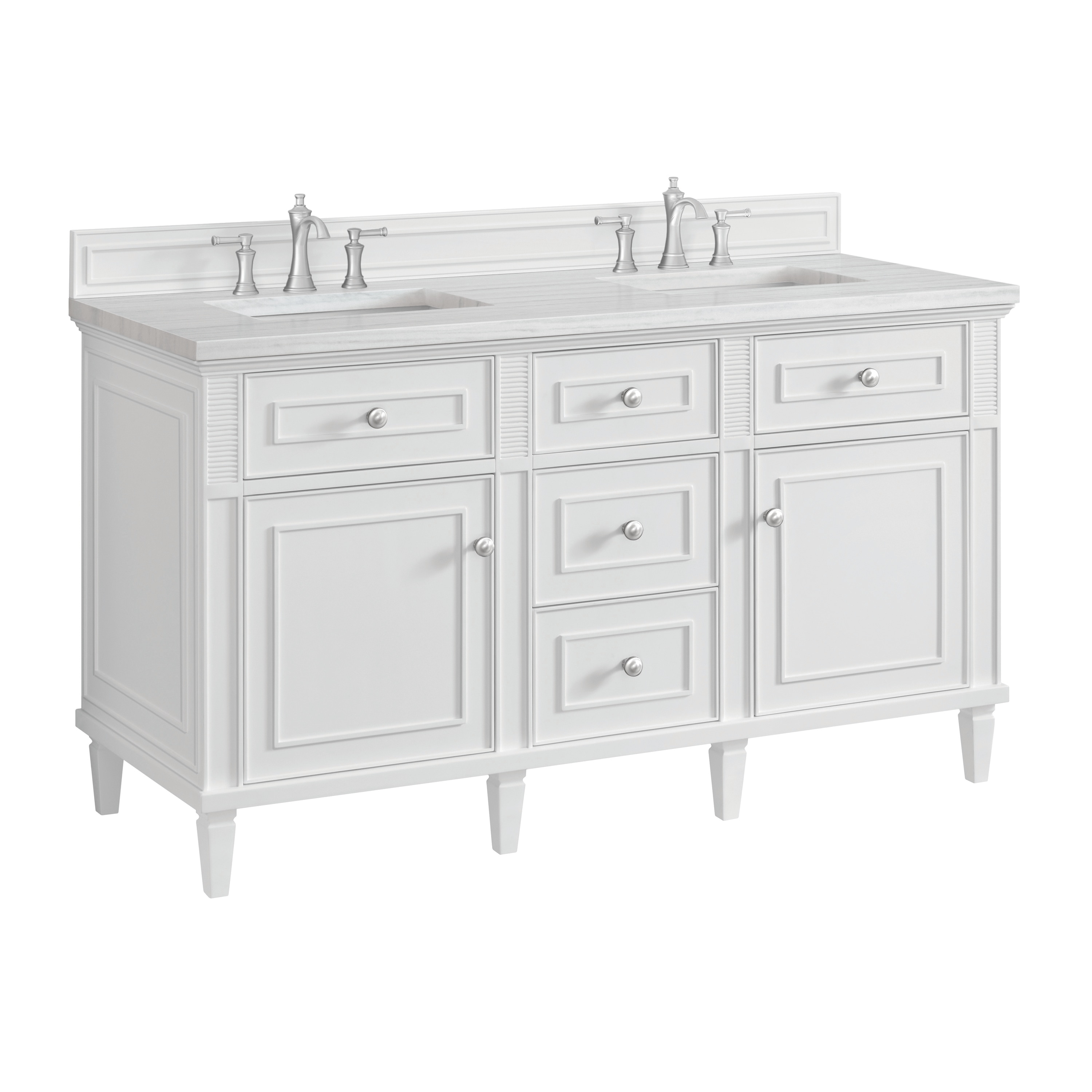 James Martin Vanities 424-V60D-BW-3AF Bath-Vanity-Combo - View #6