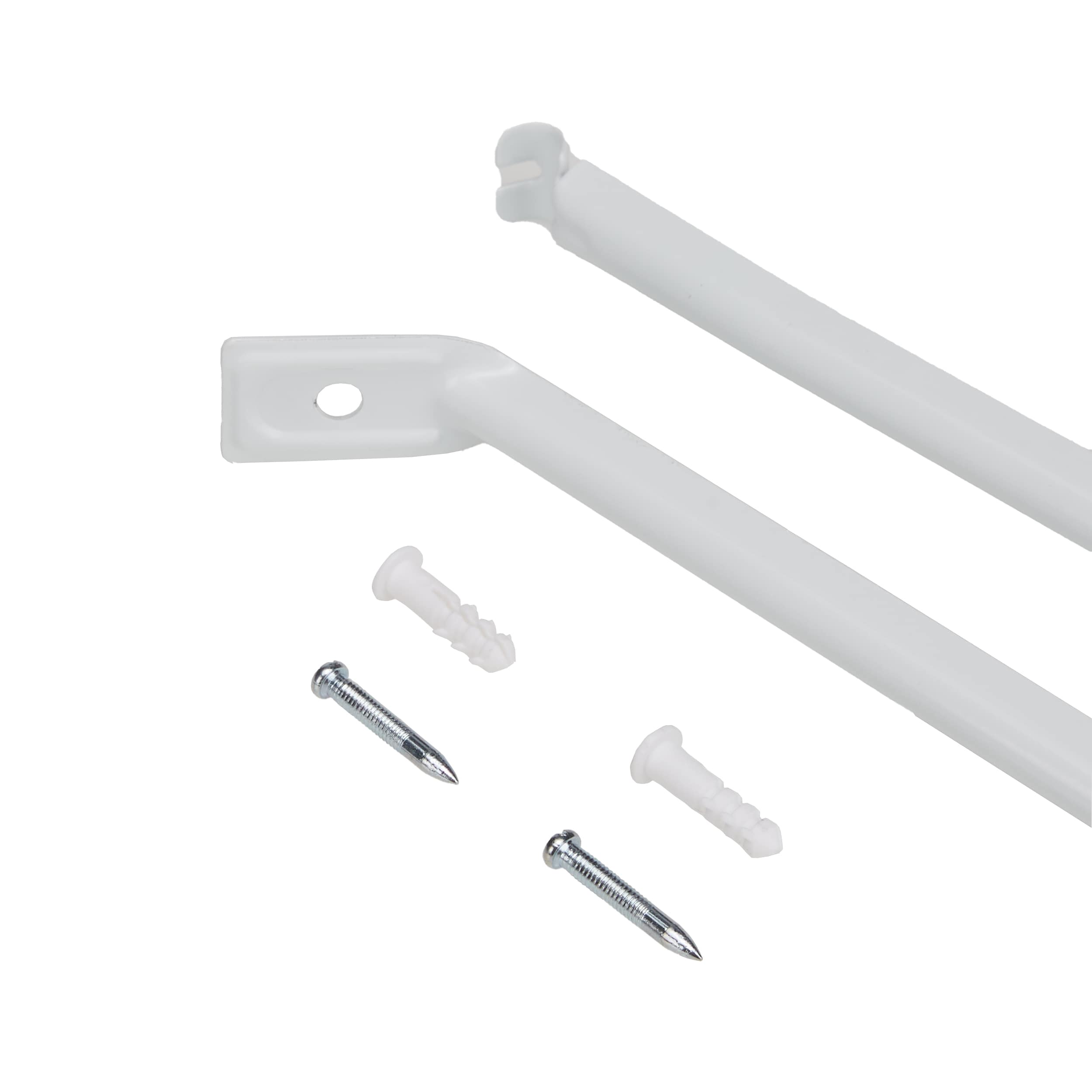 Project Source Tracksmart White Closet Wall Brackets in the Wire Closet  Hardware department at