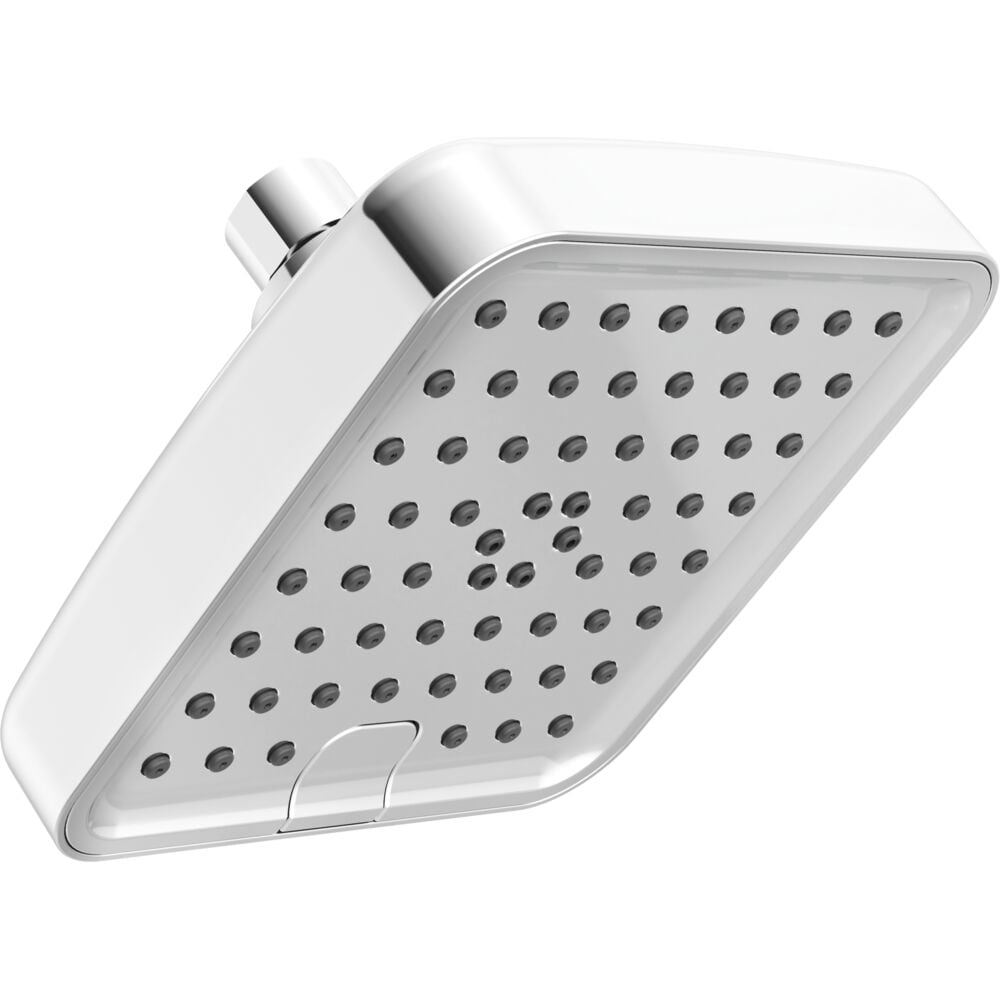 Delta - Lumicoat 4 -Spray Lumicoat Chrome 6-in Square Shower Head 1.75 GPM