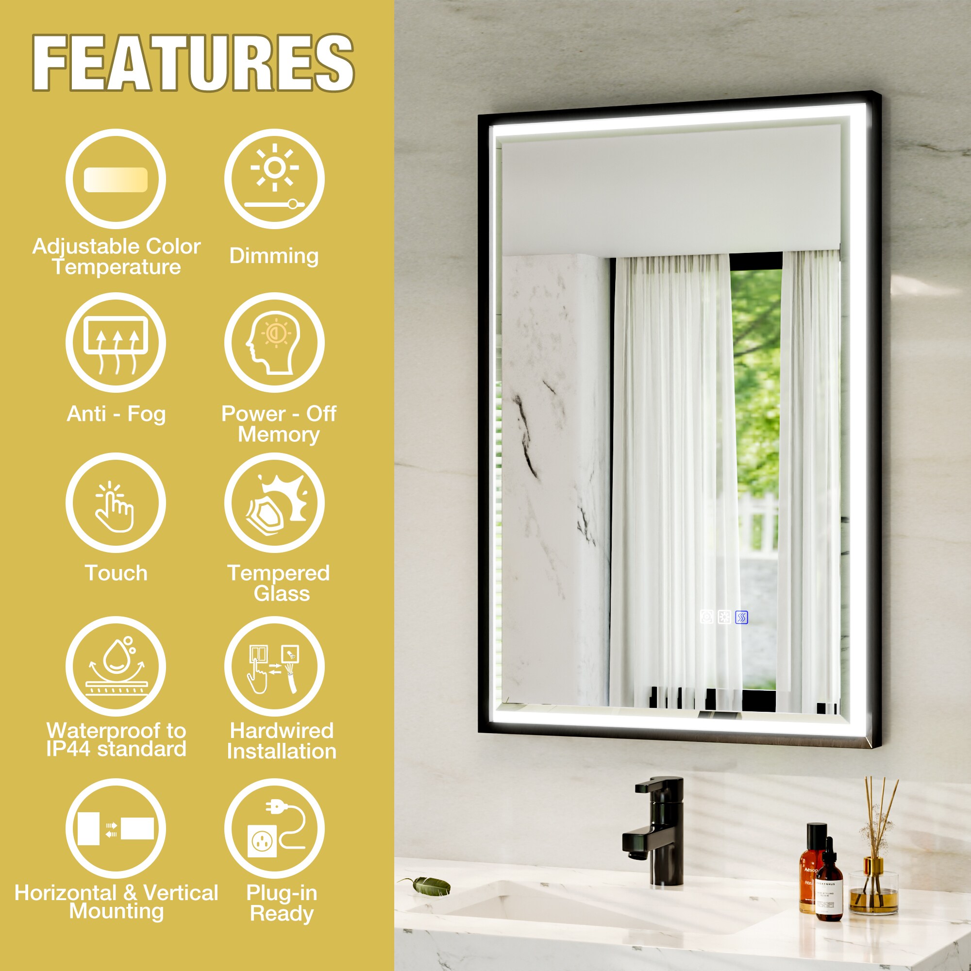 AAZJ X4P195767 Framed-Bath-Mirrors - View #4
