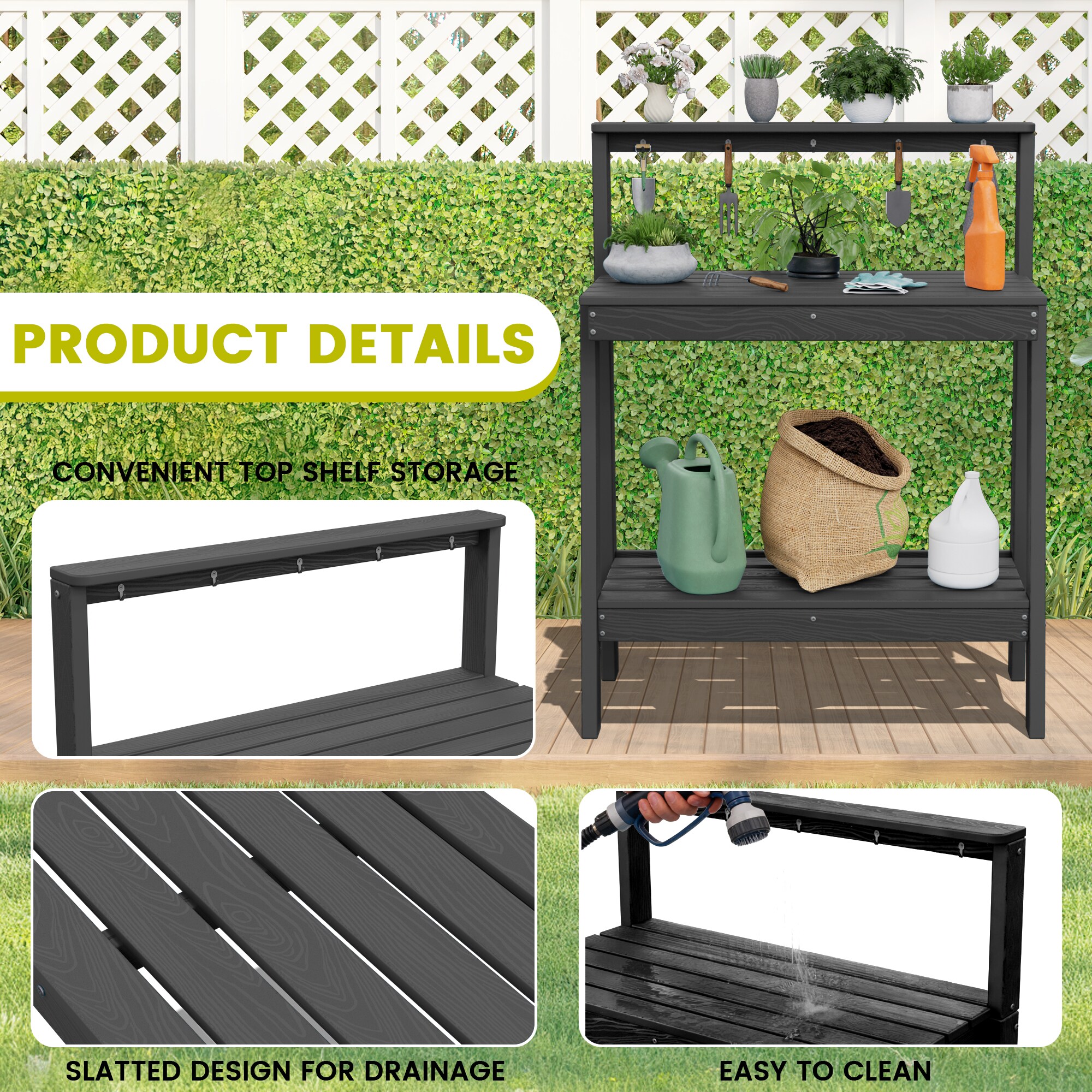 JEAREY JKTRYY-03-BN Potting-Benches - View #5