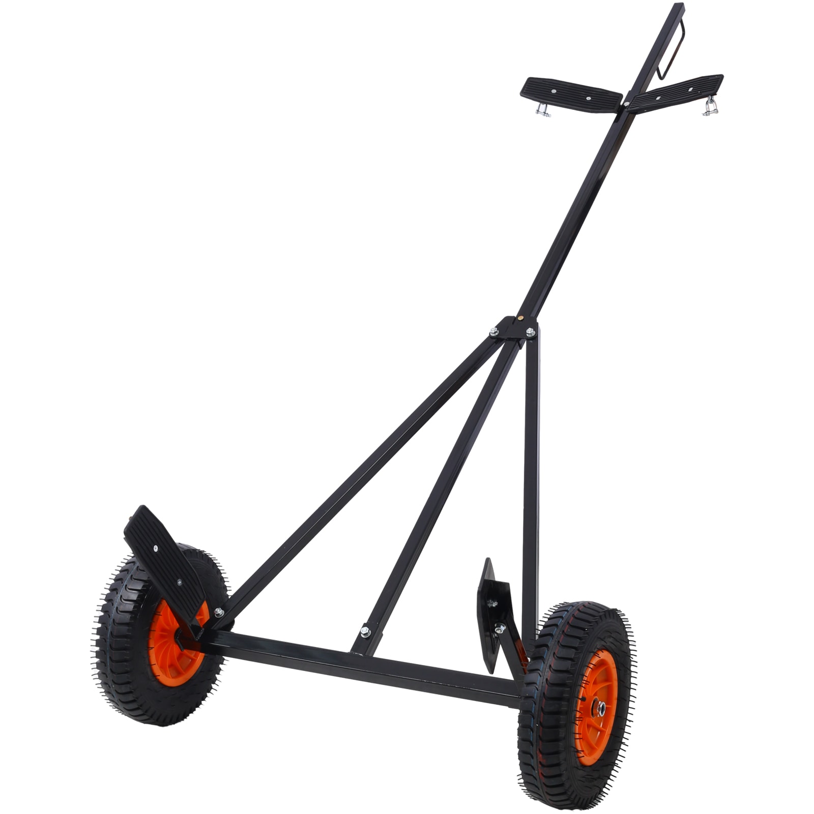 Kahomvis GH-QP214-205 Boat Trailer Dolly, 420lbs Load Capacity, Carbon Steel Trailer Mover with 96-116inch Adjustable Length, For Moving Kayak Motorboat Fishing Boat (420lbs)