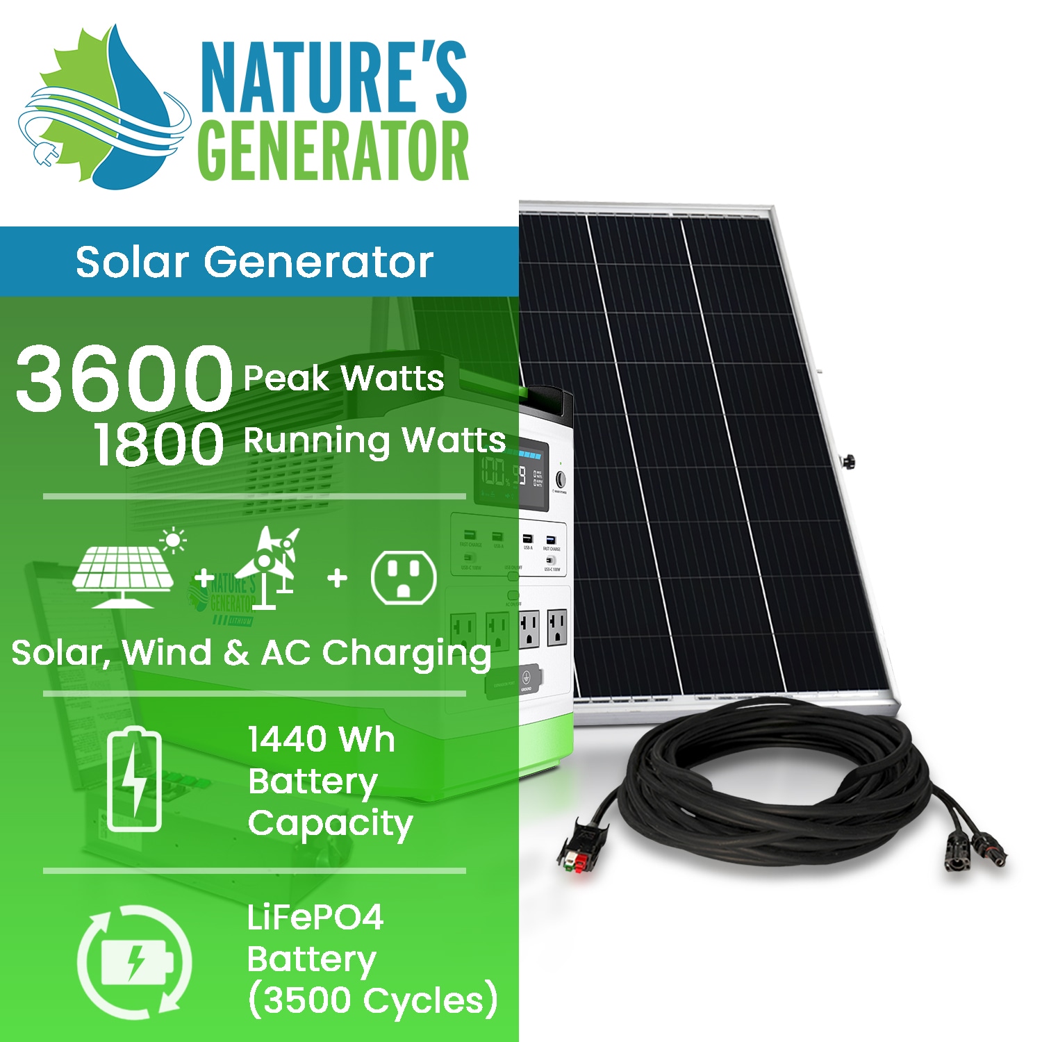 NATURE'S GENERATOR NGLGNAUP Solar-Generators - View #13