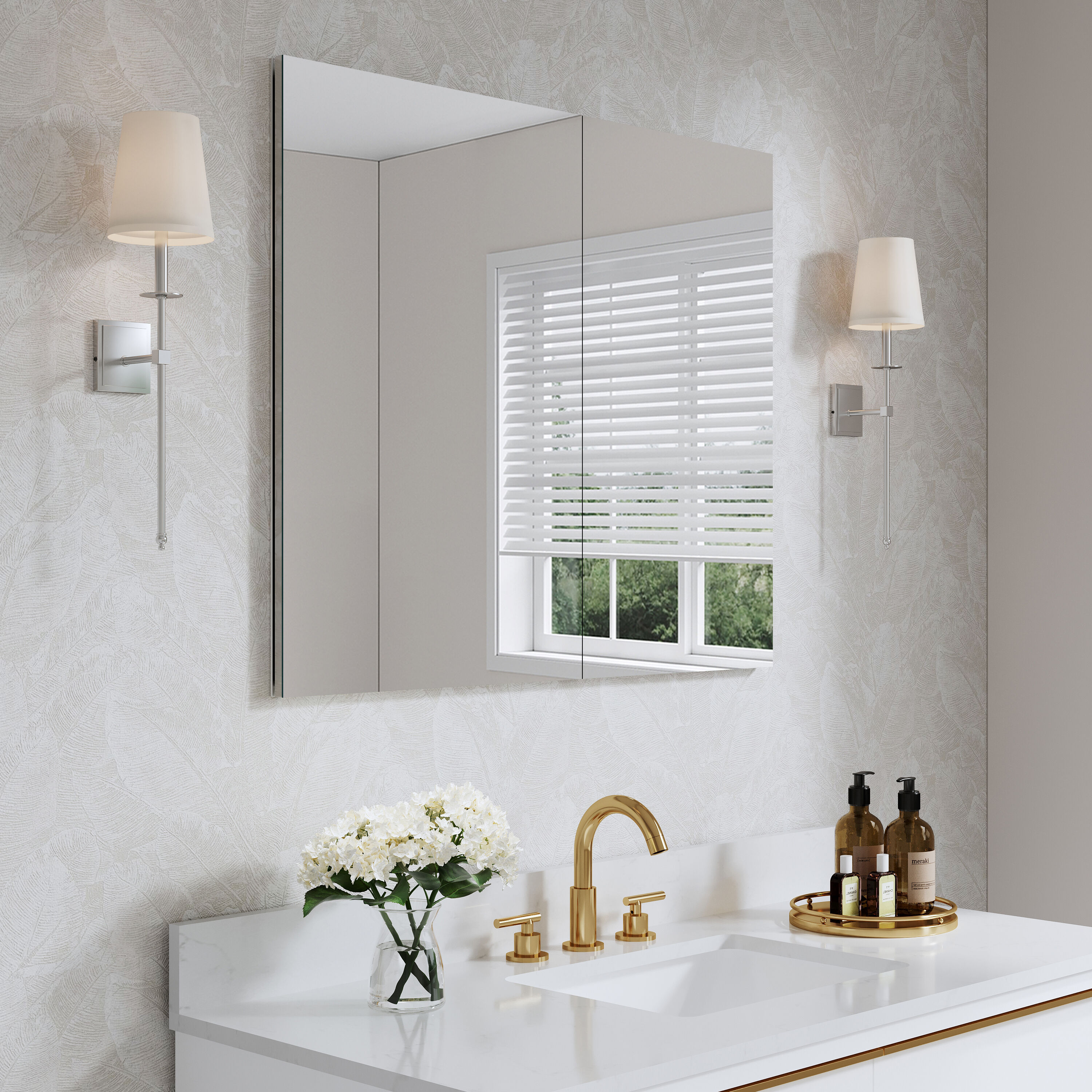 WELLFOR EX-CJ4836 Bathroom-Medicine-Cabinets - View #3