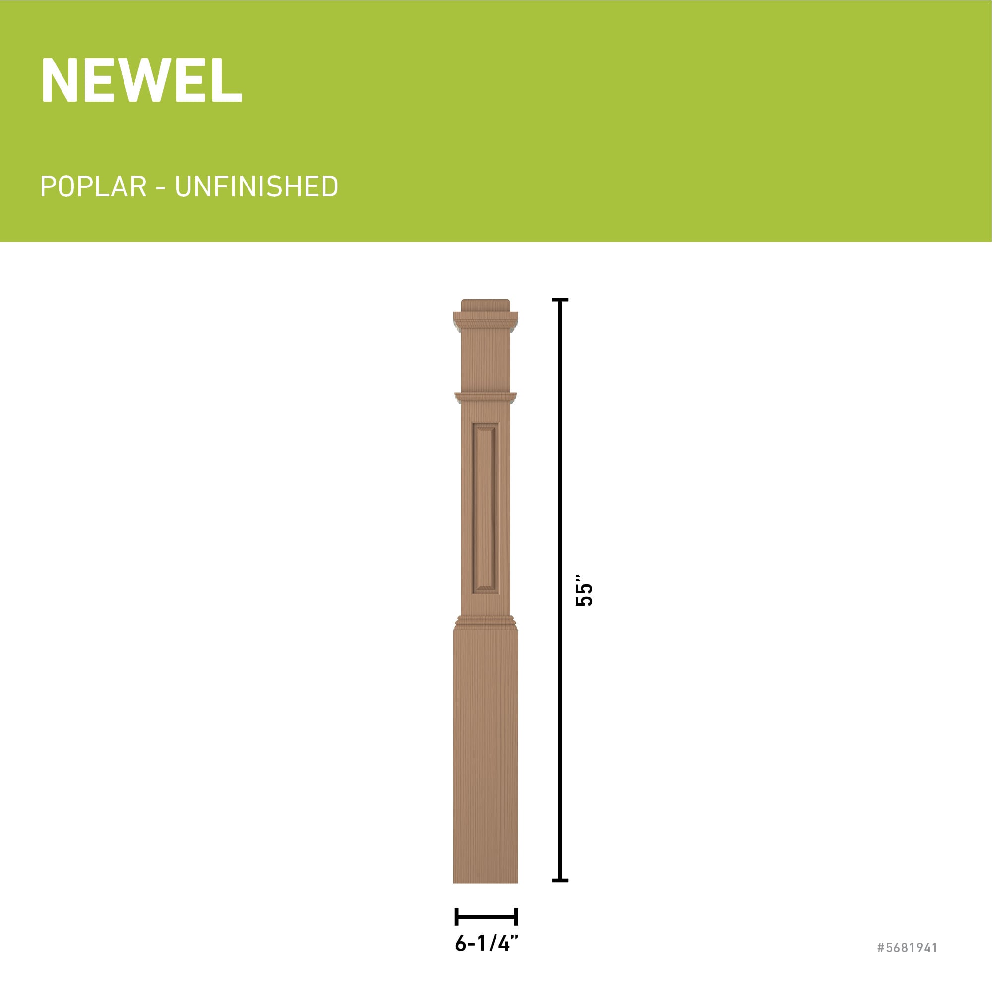 L.J. Smith Stair Systems LJRA-4091-P Interior-Stairpart-Newel-Posts - View #3
