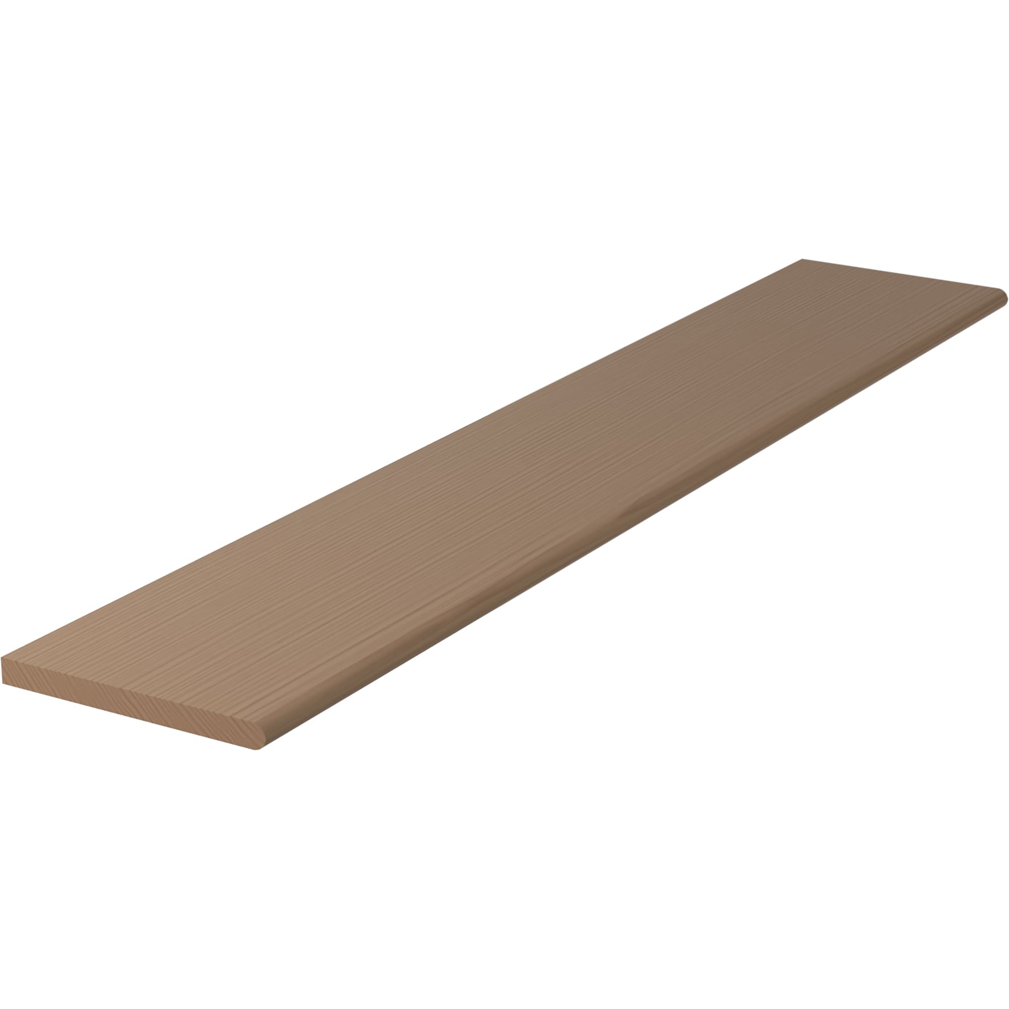 L.J. Smith Stair Systems 807011X60-P 60-in x 11.5-in x 1-in Brown Poplar No return Bullnose Stair Tread