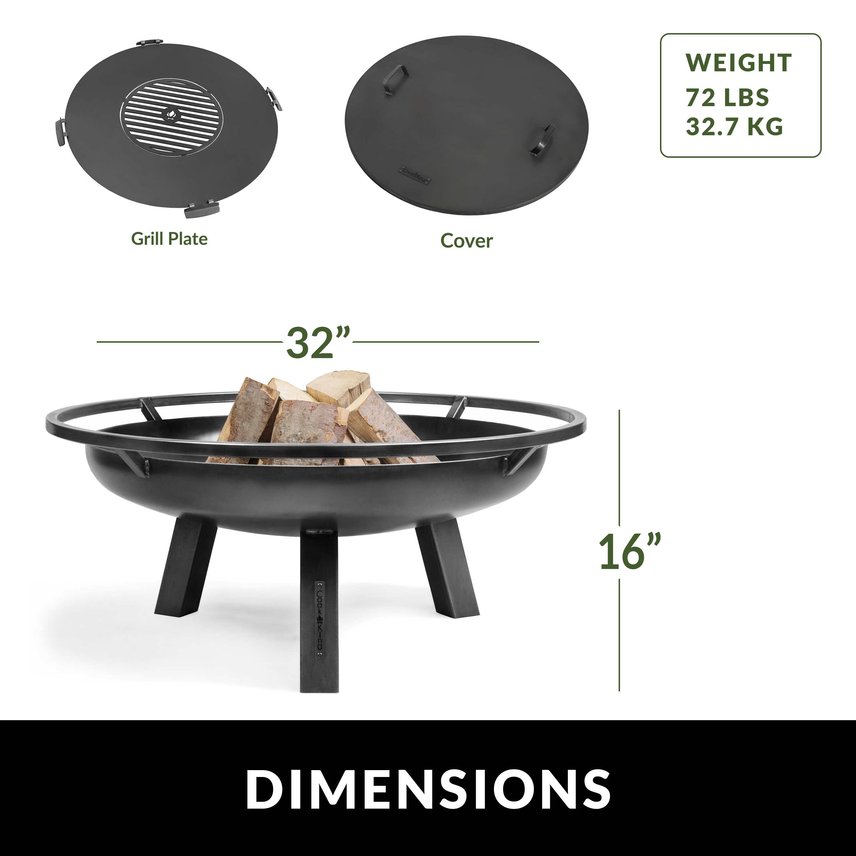 Good Directions 111267GC Outdoor-Woodburning-Firepits - View #5