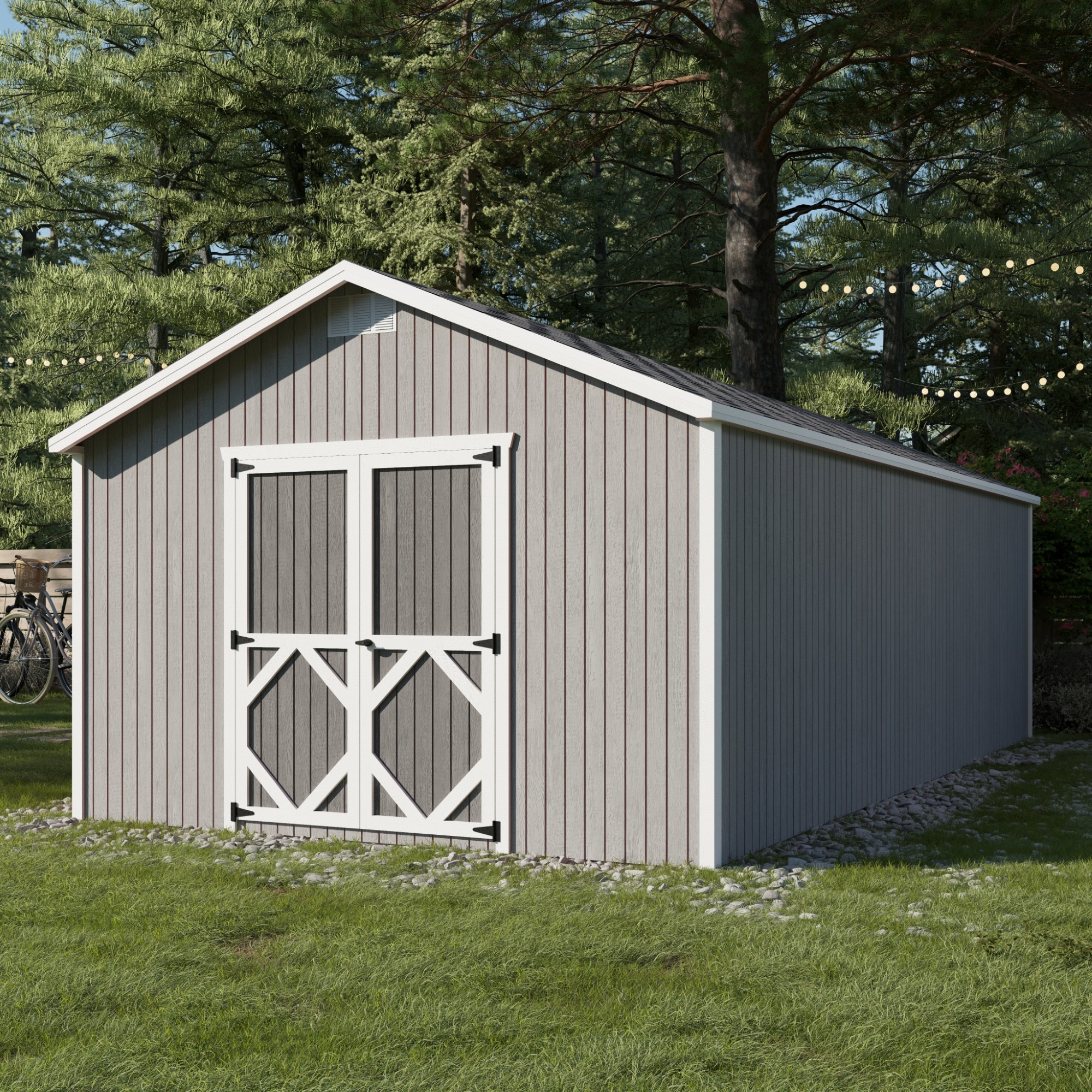 Little Cottage Co 12X24 CGS-PC Wood-Storage-Buildings - View #2