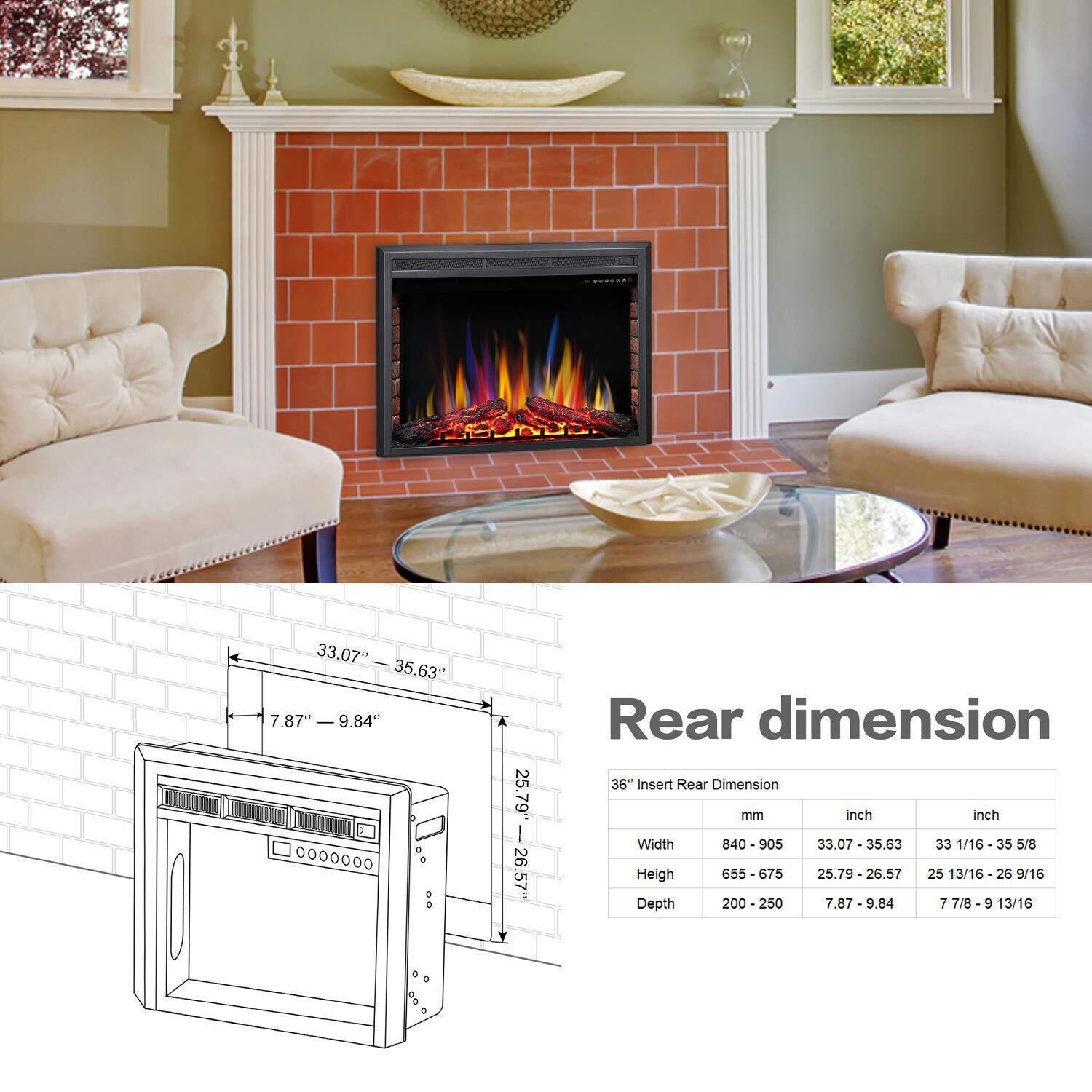 EdenDirect LW-936A Electric-Fireplace-Fireboxes - View #2