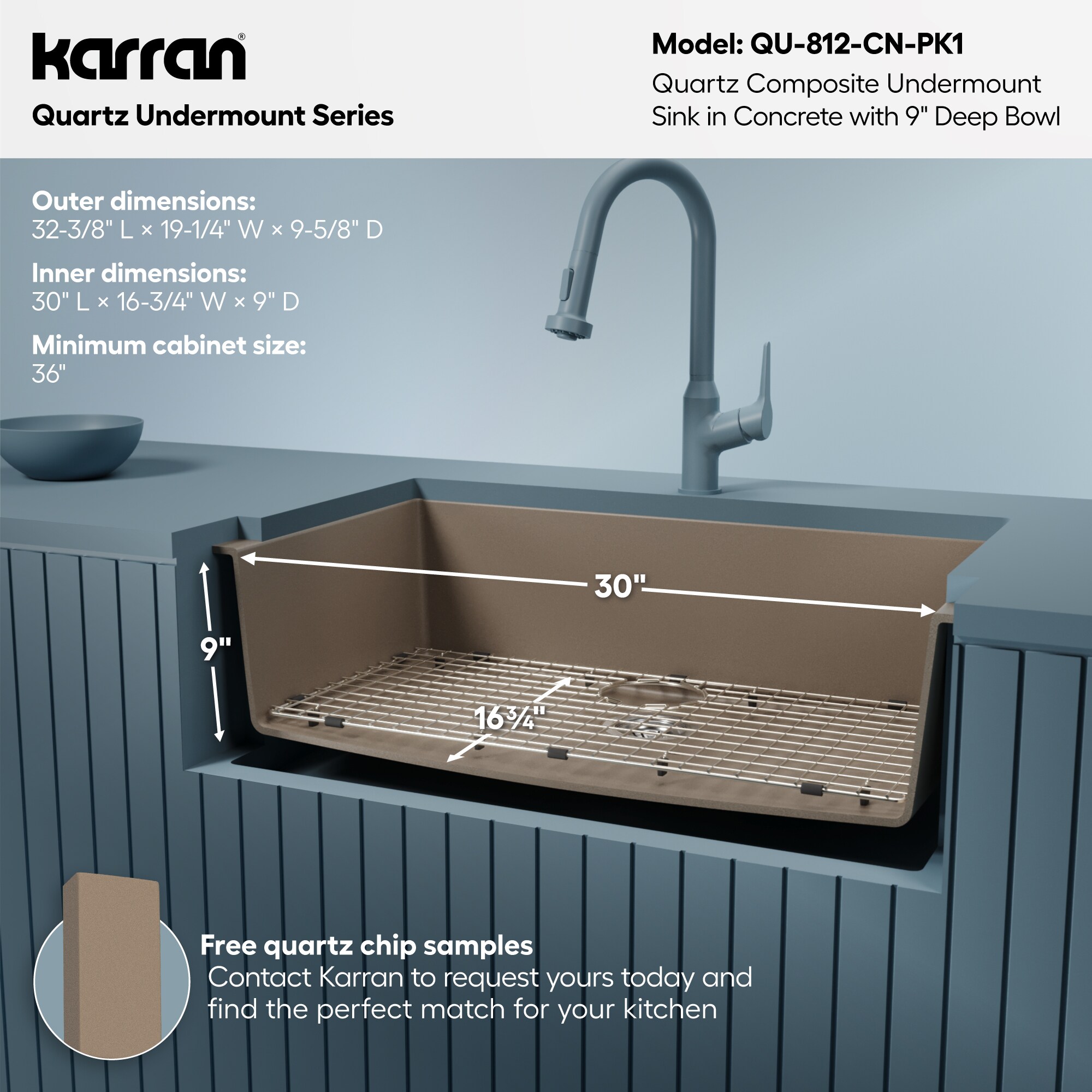 Karran QU-812-CN-PK1 Kitchen-Sinks - View #7