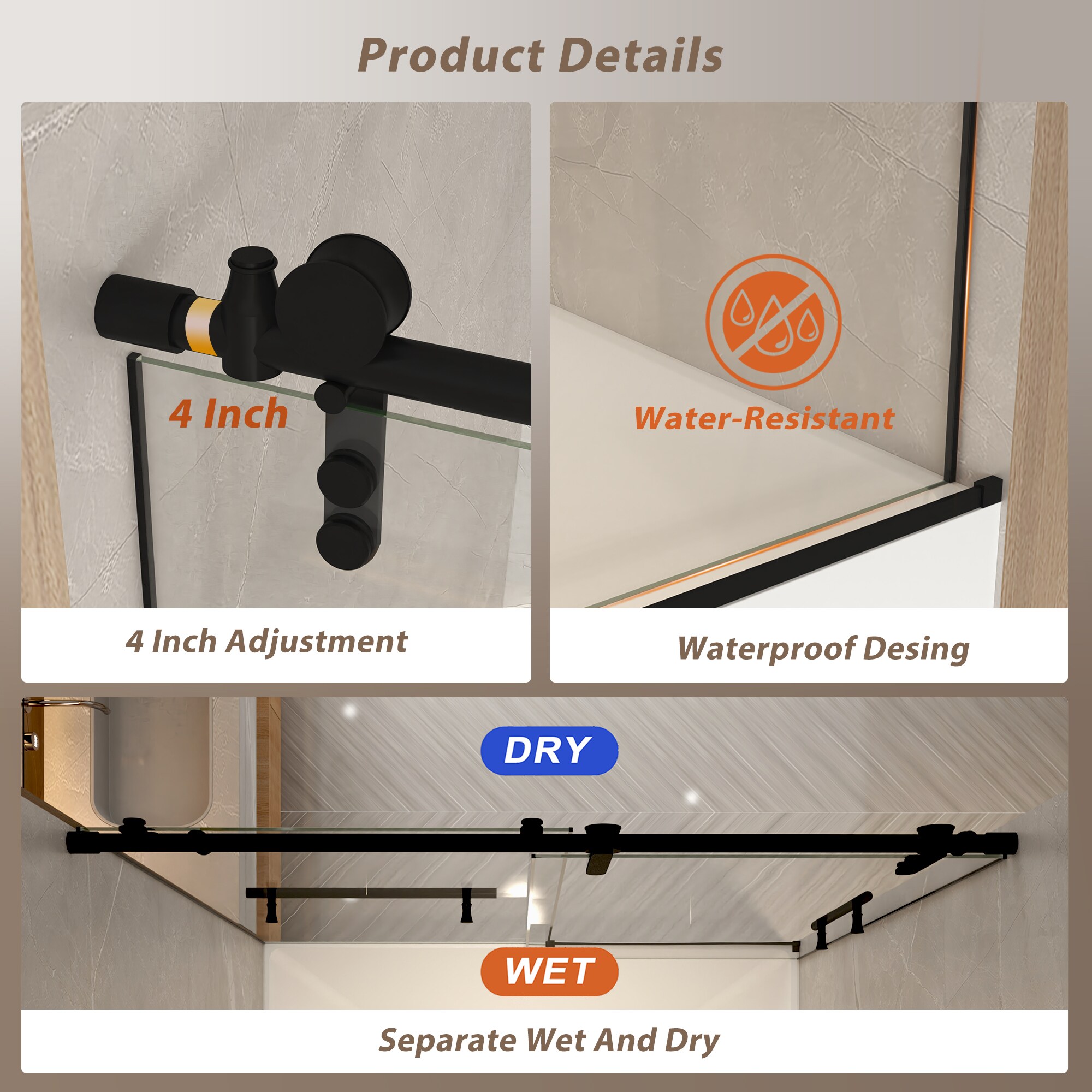 GDFStudio 369346 Shower-Doors - View #8