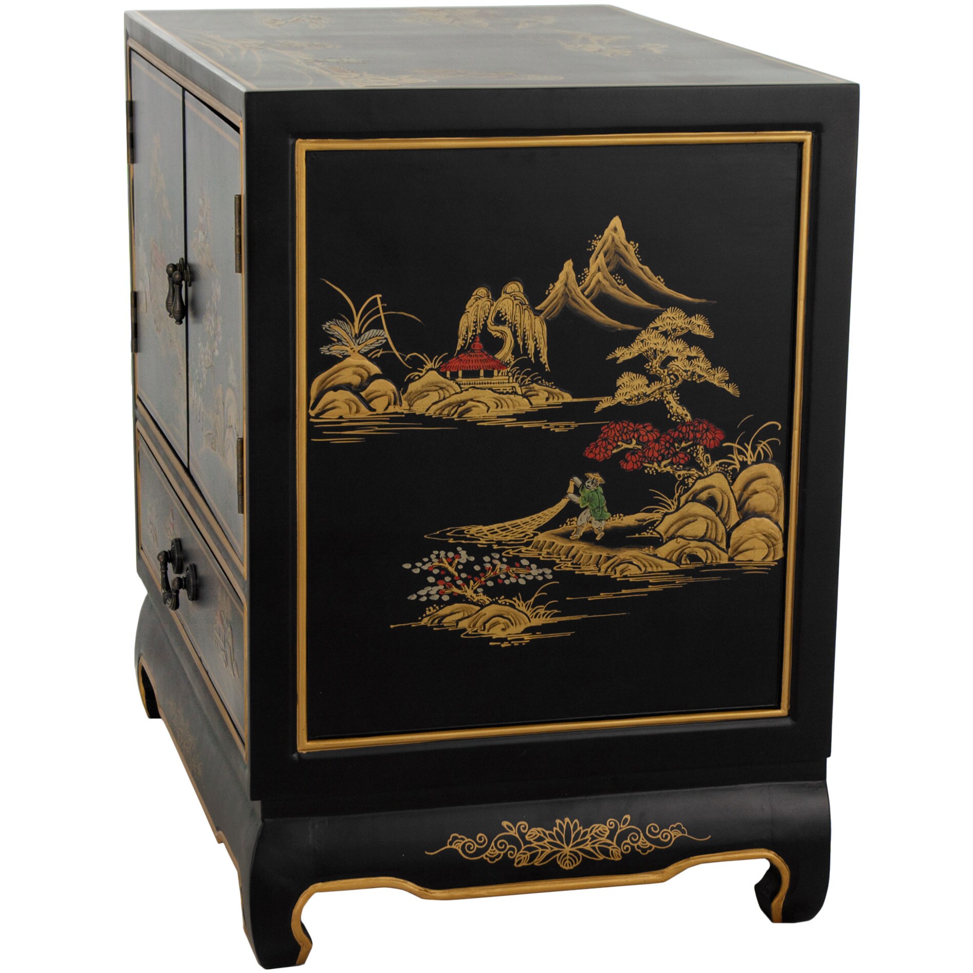 Oriental Furniture LCQ-BR-HA20-98 nightstands - View #4