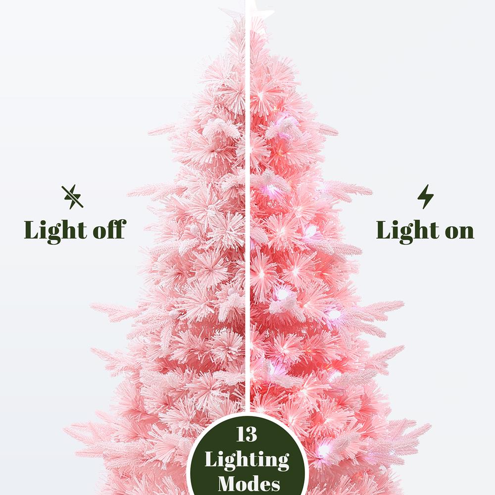 LuxenHome WHAP2544-6FT Artificial-Christmas-Trees - View #3