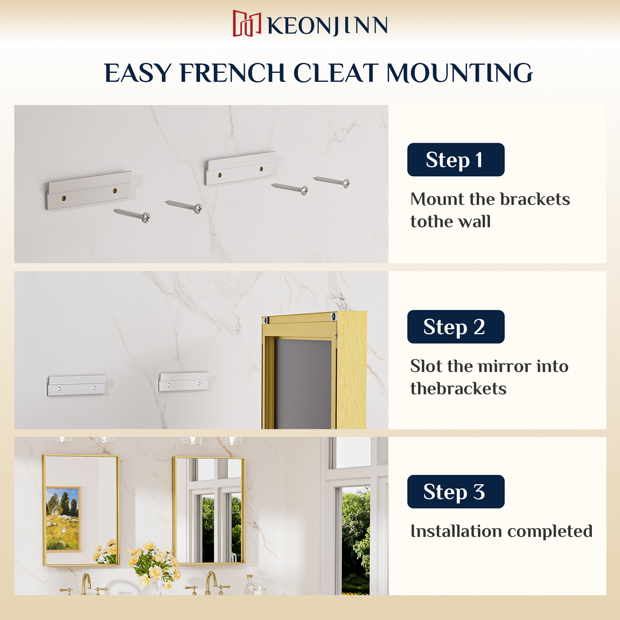 Keonjinn LW-JZ-JSKFJ-12175BD Decor-Mirrors - View #9