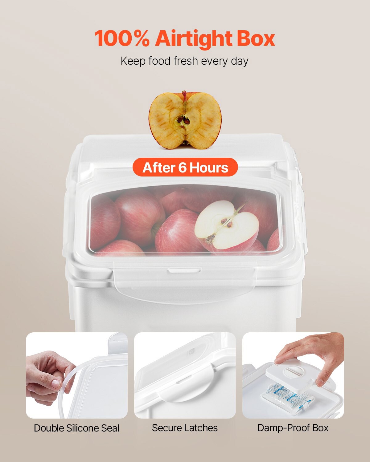 Mecale YAS-6BQCZ2 Food-Storage-Containers - View #4